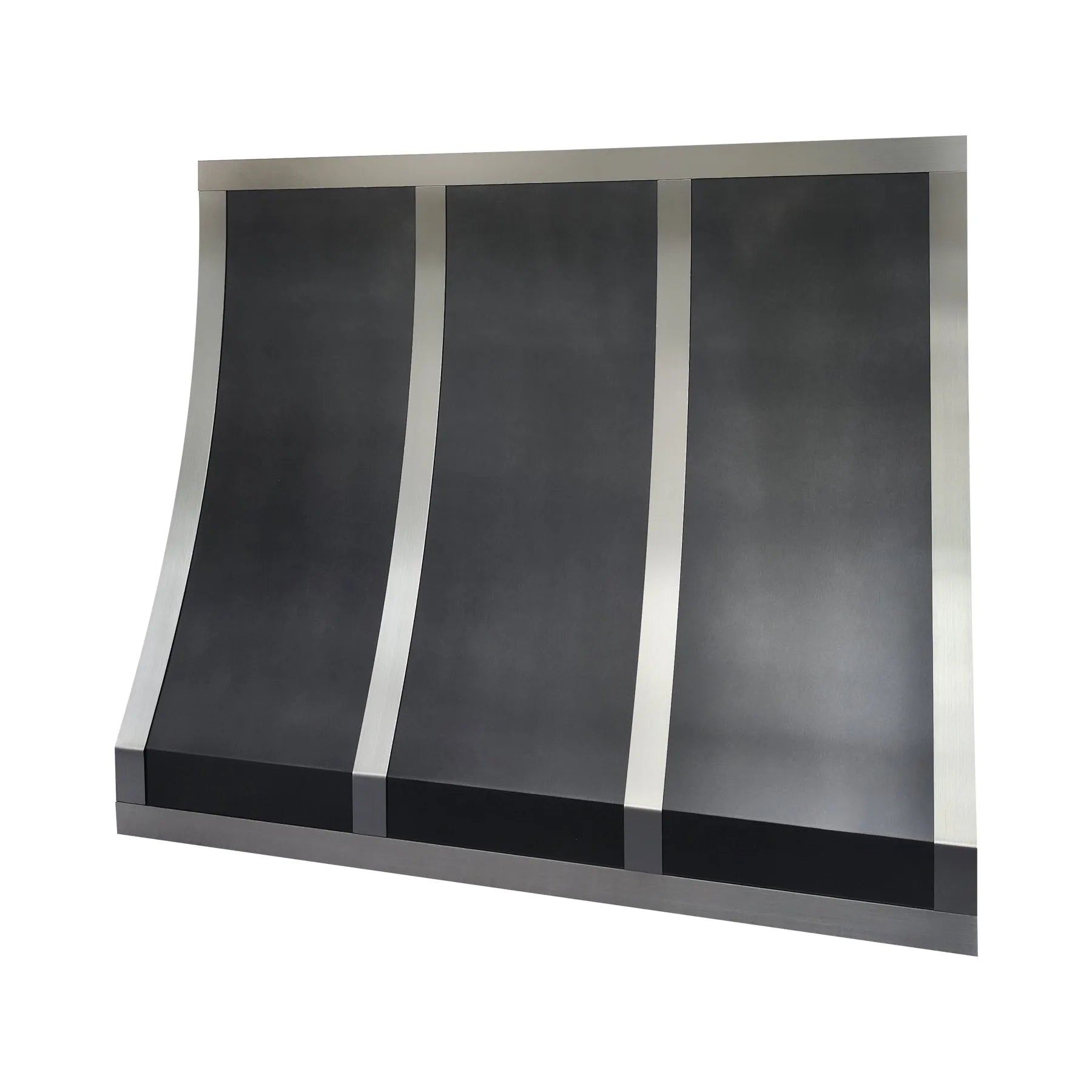 Fobest Custom Zinc Kitchen Hood with Stainless Steel Accents FSS-427-Stainless Steel Range Hood-Fobest