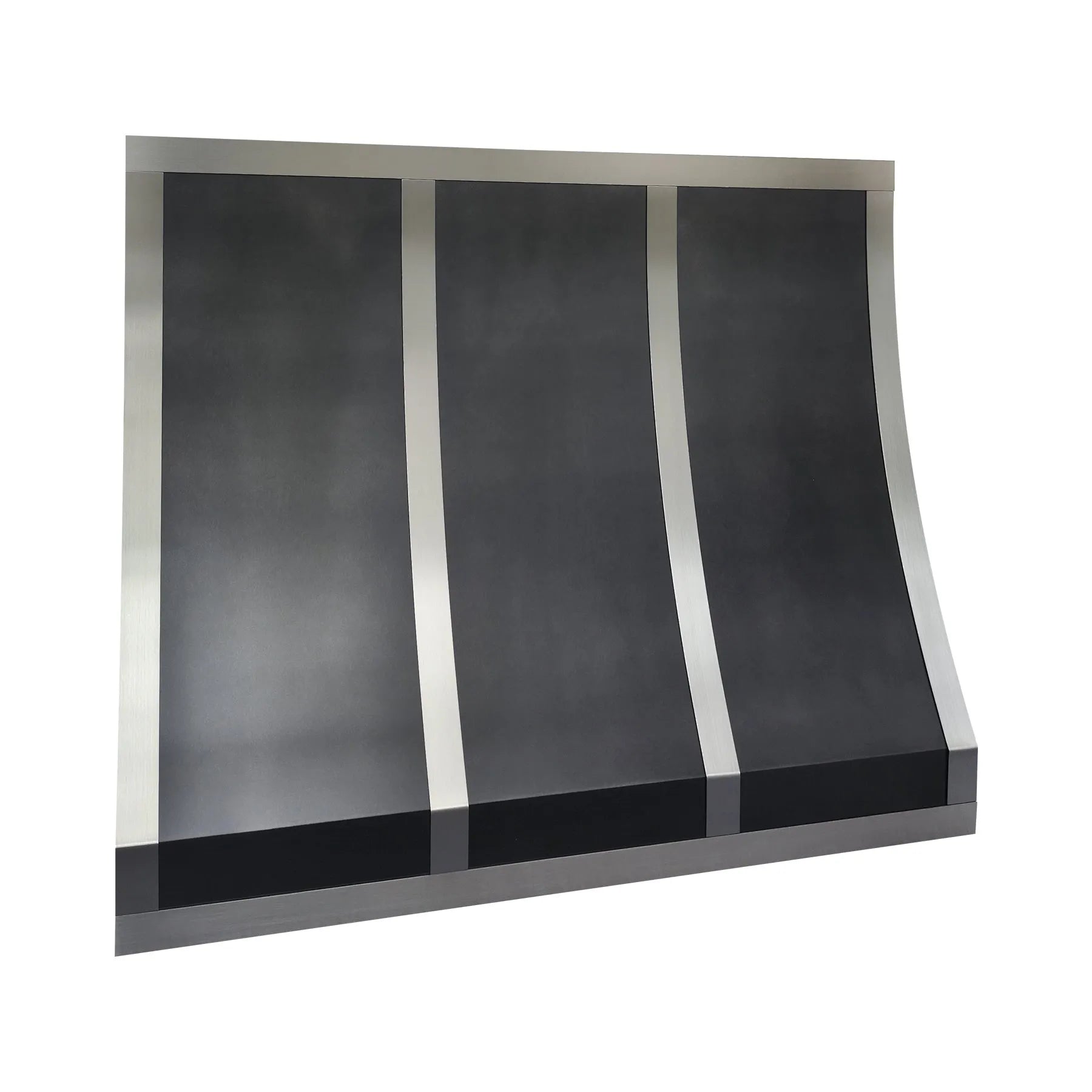 Fobest Custom Zinc Kitchen Hood with Stainless Steel Accents FSS-427-Stainless Steel Range Hood-Fobest