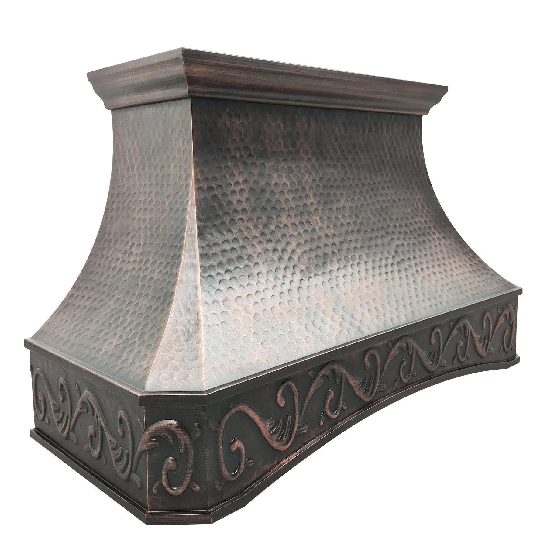 Fobest Dark Antique Copper Range Hood FCP-87-Copper Range Hood-Fobest