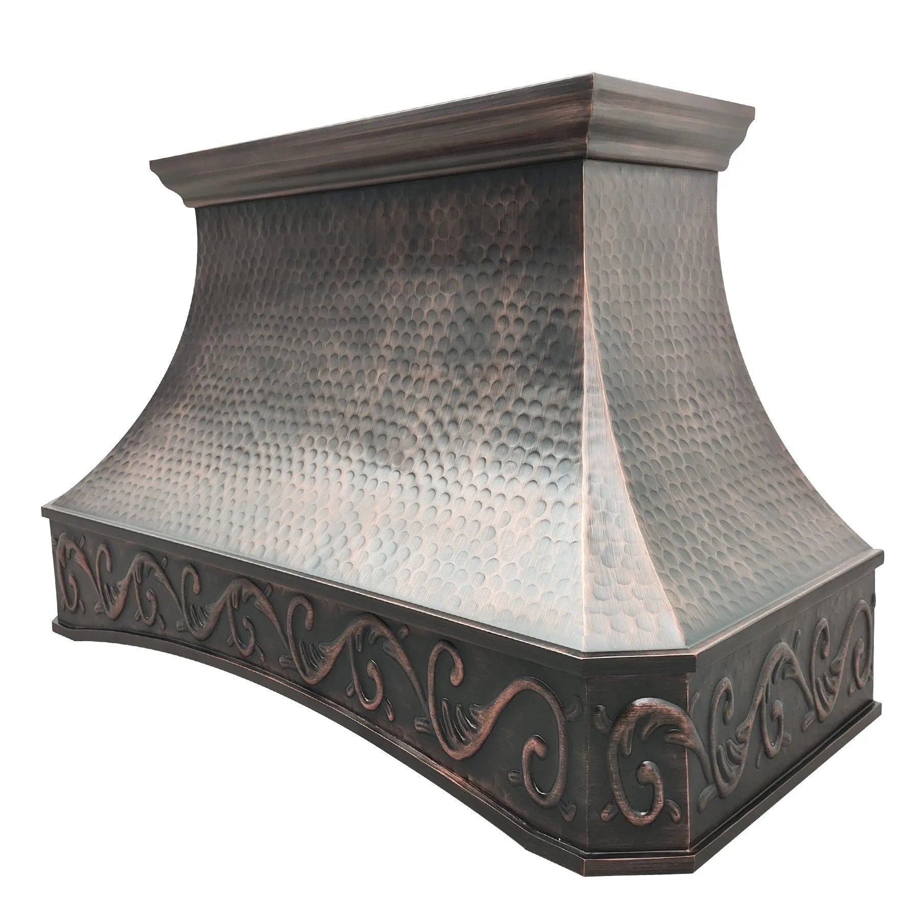 Fobest Dark Antique Copper Range Hood FCP-87-Copper Range Hood-Fobest