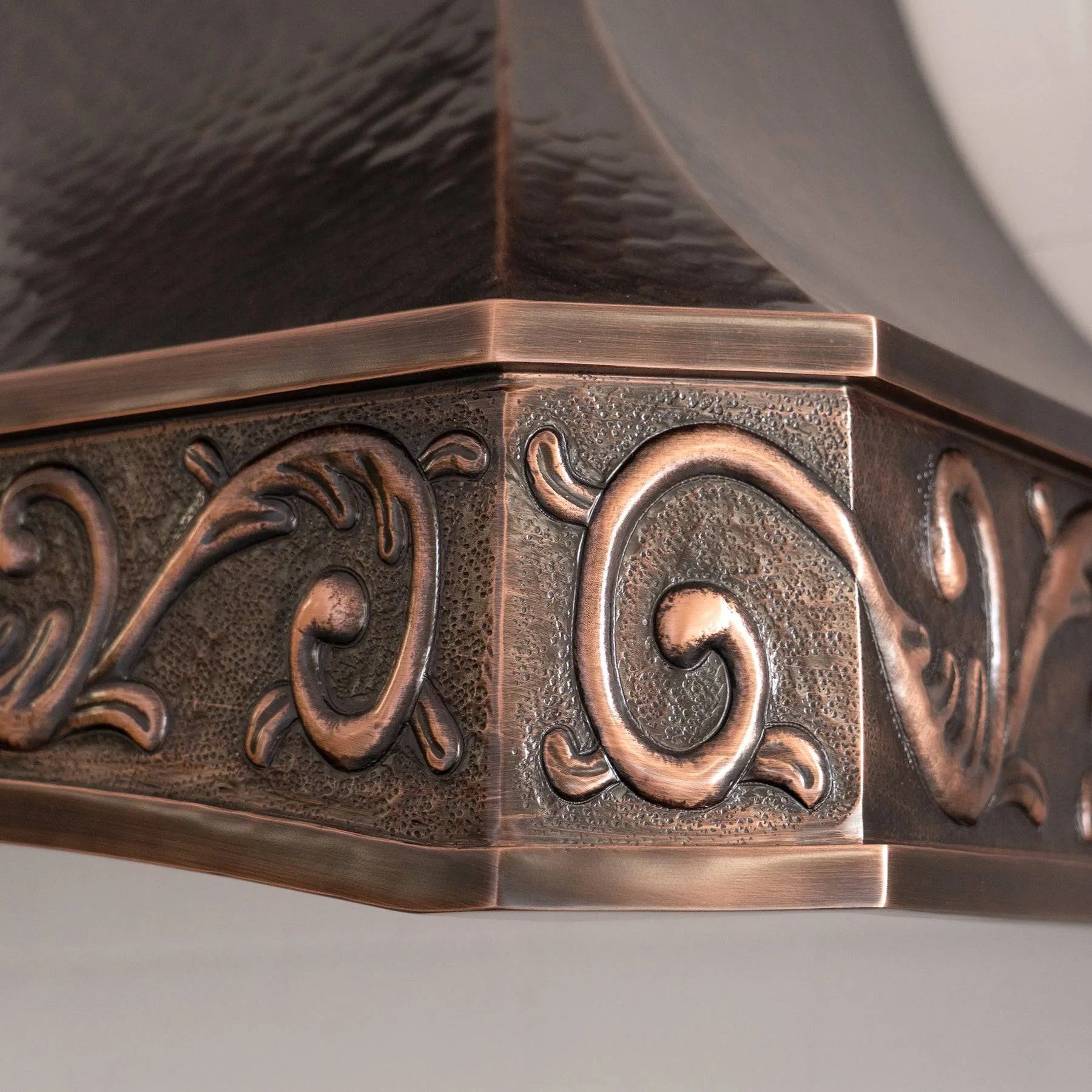 Fobest Dark Antique Copper Range Hood FCP-87-Copper Range Hood-Fobest