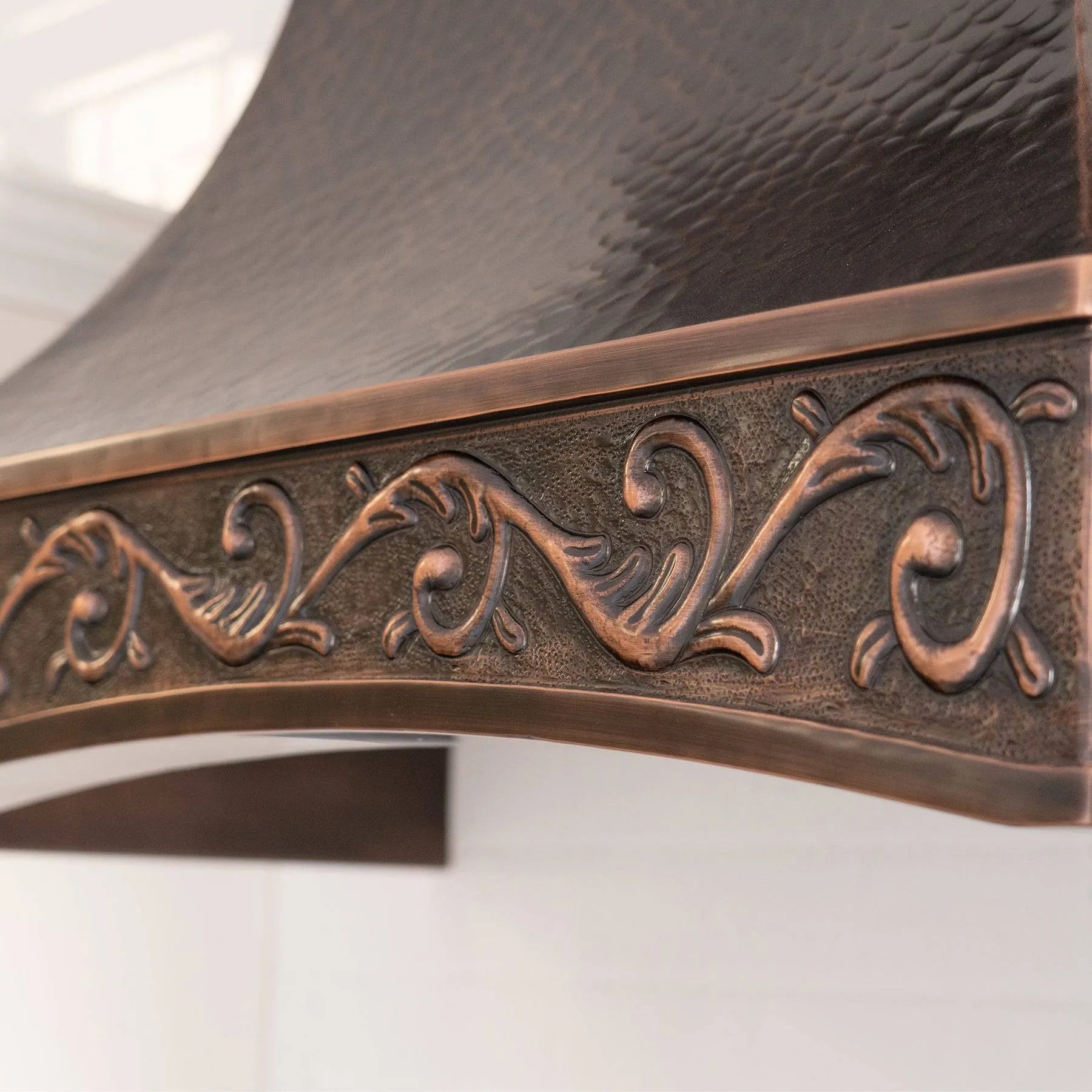 Fobest Dark Antique Copper Range Hood FCP-87-Copper Range Hood-Fobest