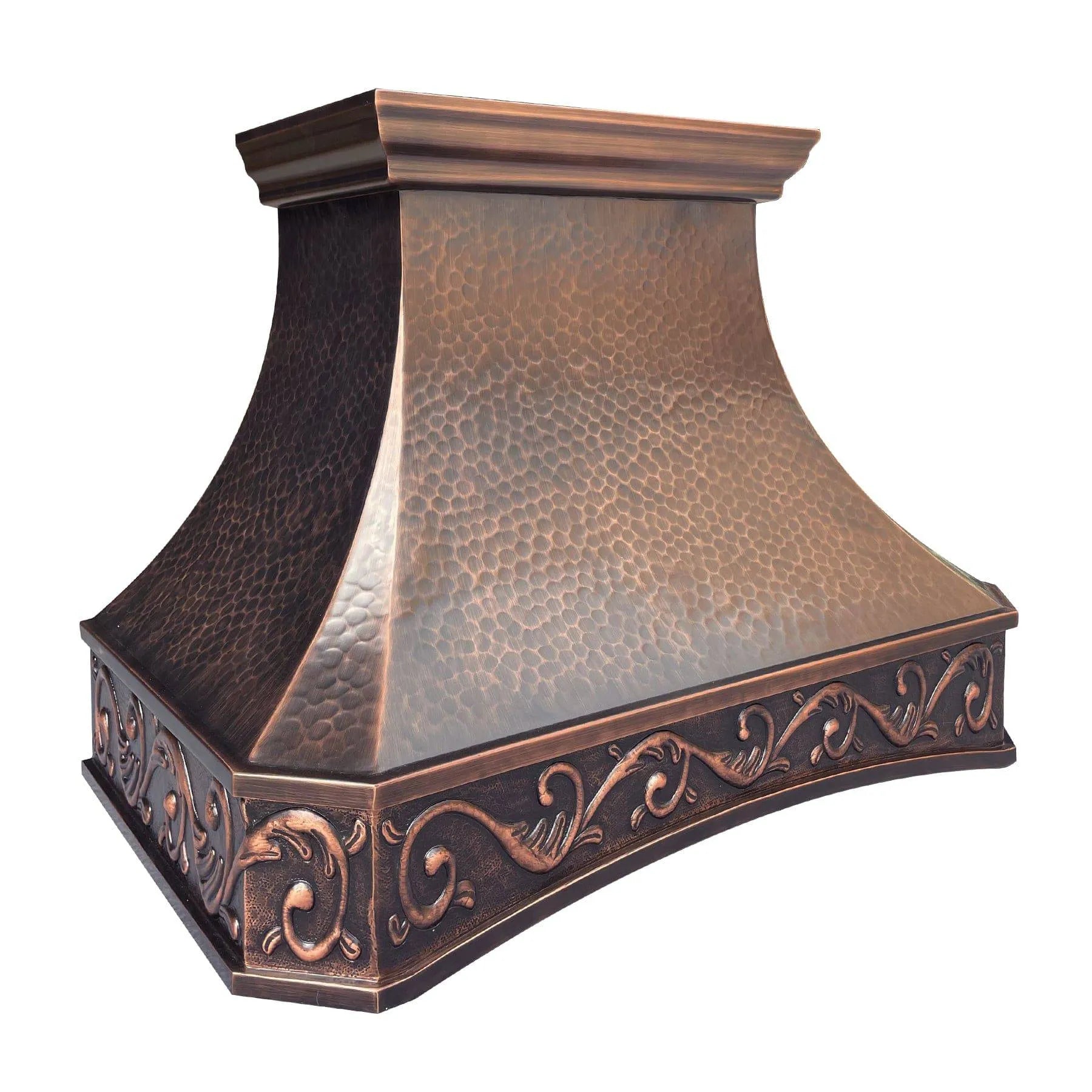Fobest Dark Antique Copper Range Hood FCP-87-Copper Range Hood-Fobest