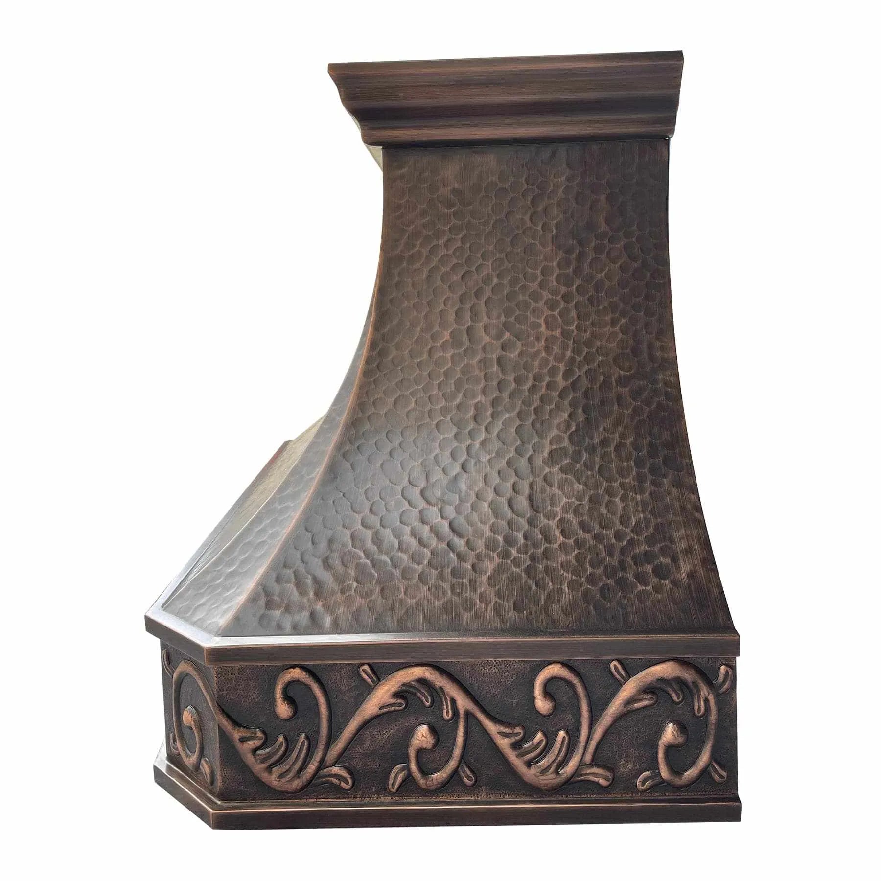Fobest Dark Antique Copper Range Hood FCP-87-Copper Range Hood-Fobest