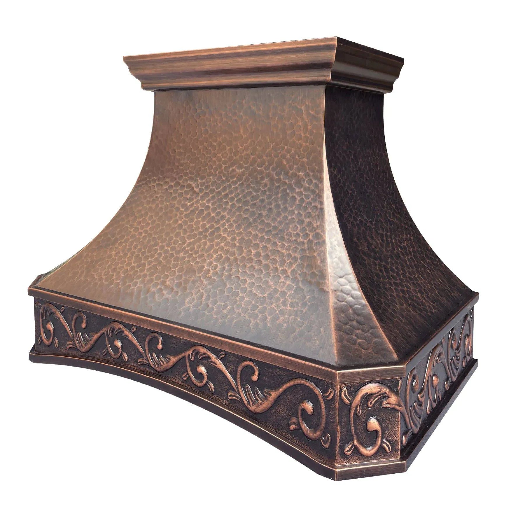Fobest Dark Antique Copper Range Hood FCP-87-Copper Range Hood-Fobest