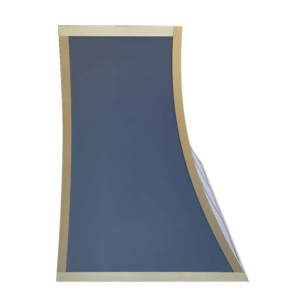 Fobest Dark Blue Stainless Steel Custom Range Hood FSS-159-Stainless Steel Range Hood-Fobest