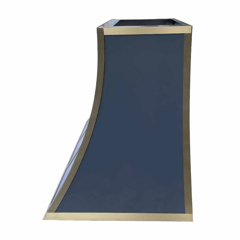 Fobest Dark Blue Stainless Steel Custom Range Hood FSS-159-Stainless Steel Range Hood-Fobest