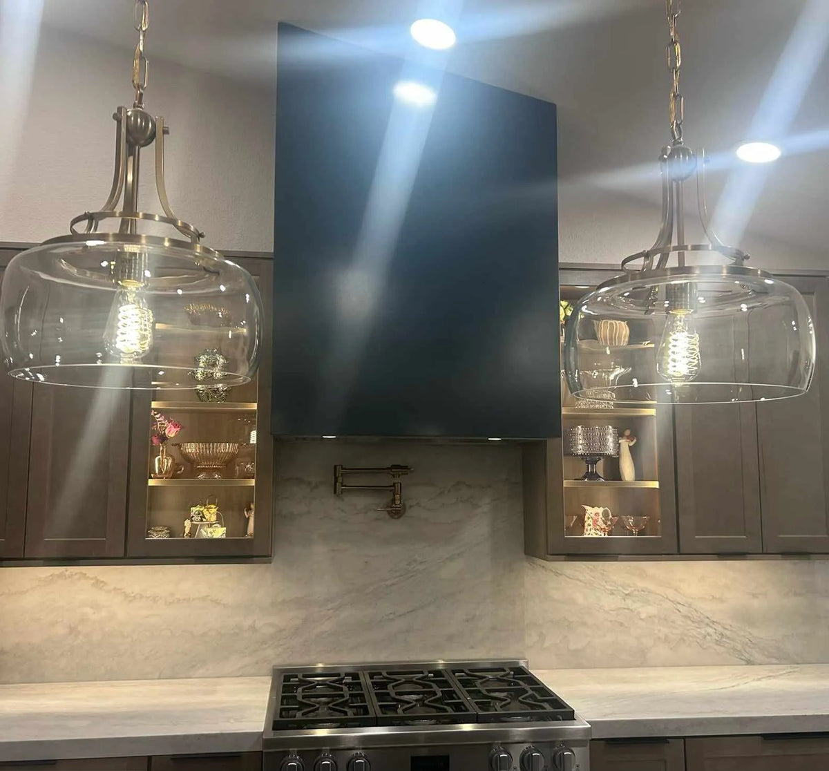 Fobest Dark Blue Stainless Steel Range Hood Box Design FSS-241-Stainless Steel Range Hood-Fobest
