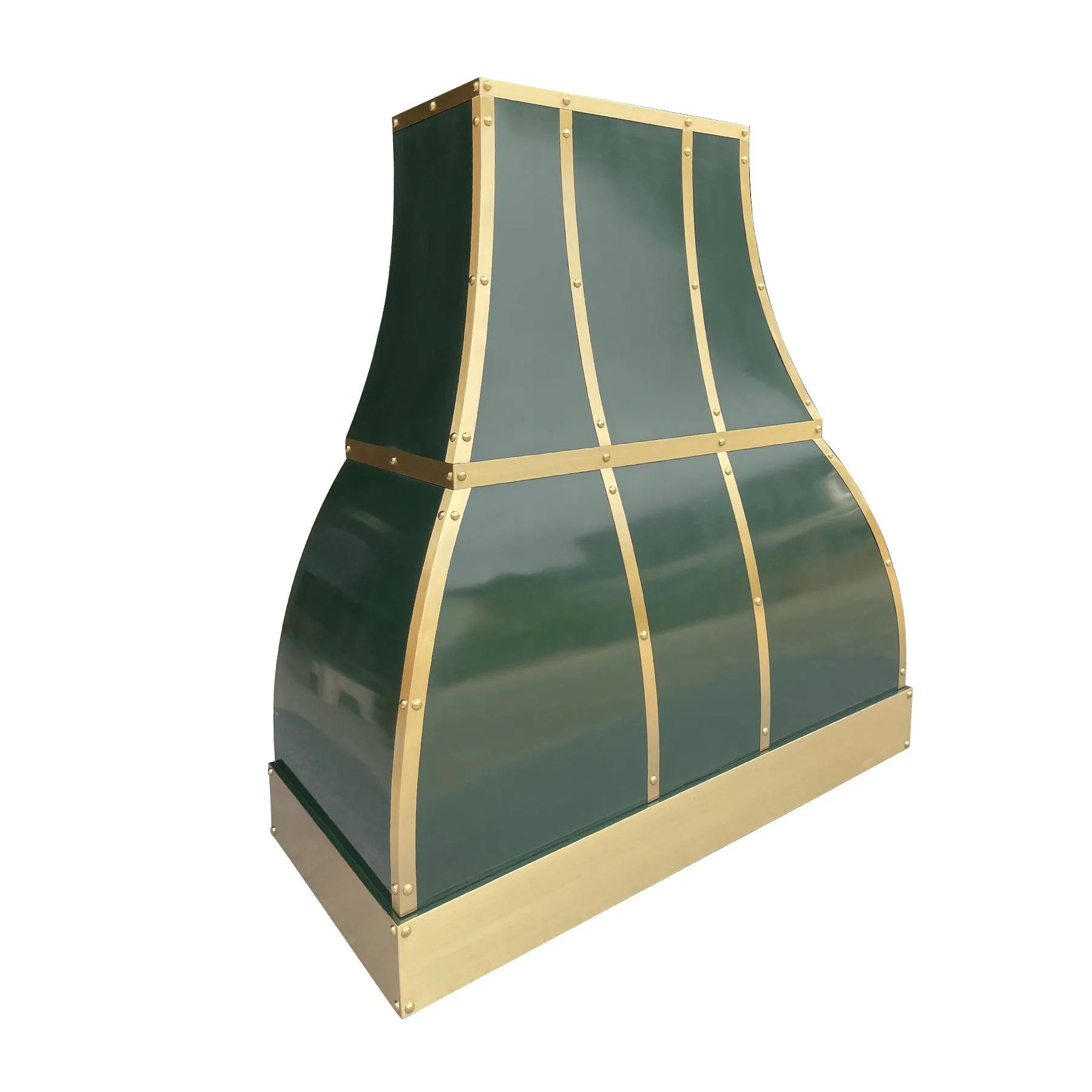 Fobest Dark Green Custom Stainless Steel Range Hood FSS-127-Stainless Steel Range Hood-Fobest