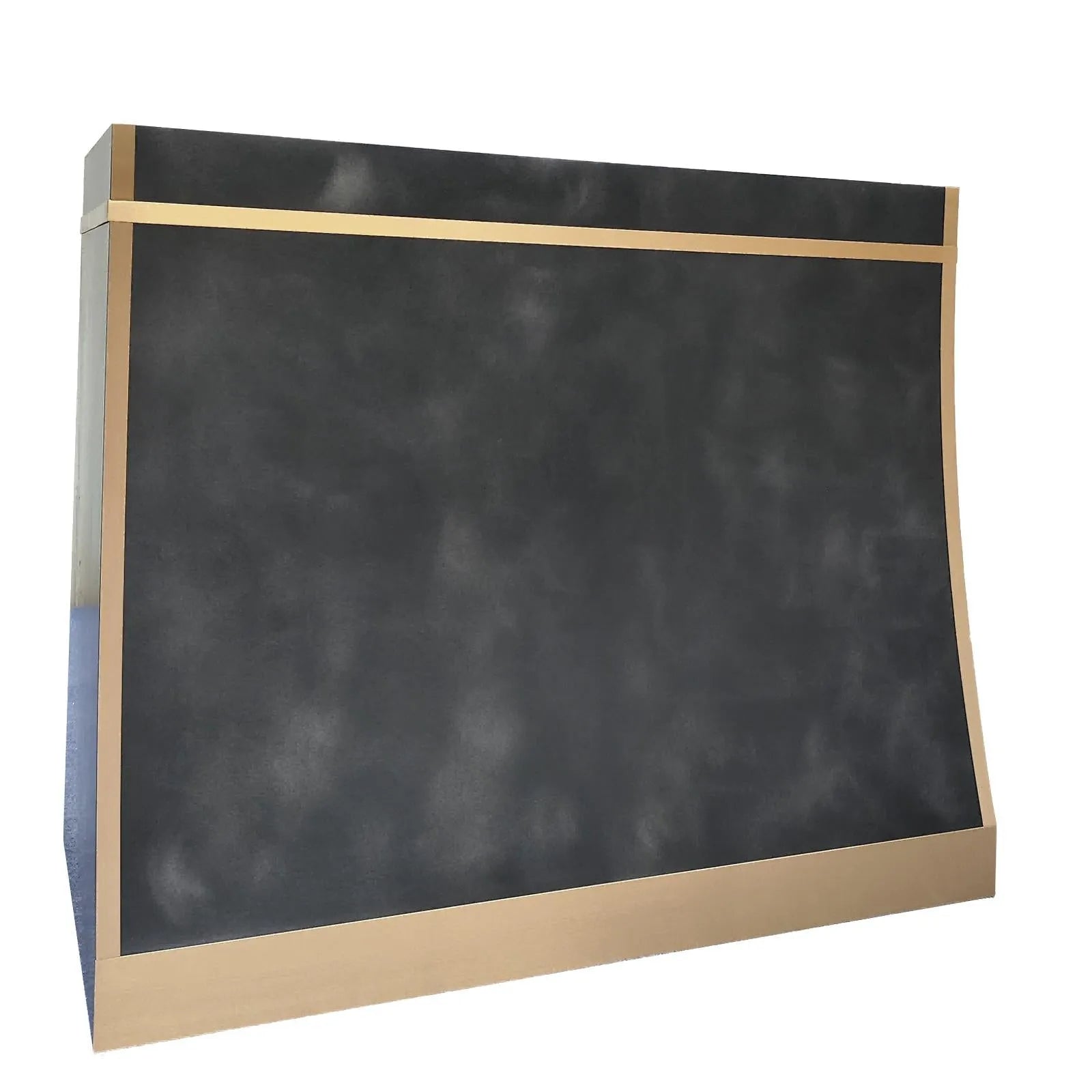 Fobest Dark Zinc Kitchen Hood with Brass Trims FSS-406-Stainless Steel Range Hood-Fobest