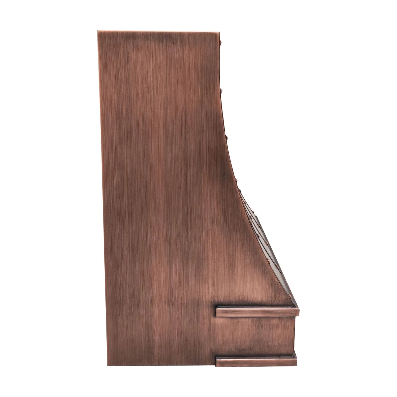 Fobest Decorative Copper Range Hood with Fleur-de-Lis Motif FCP-250-Copper Range Hood-Fobest