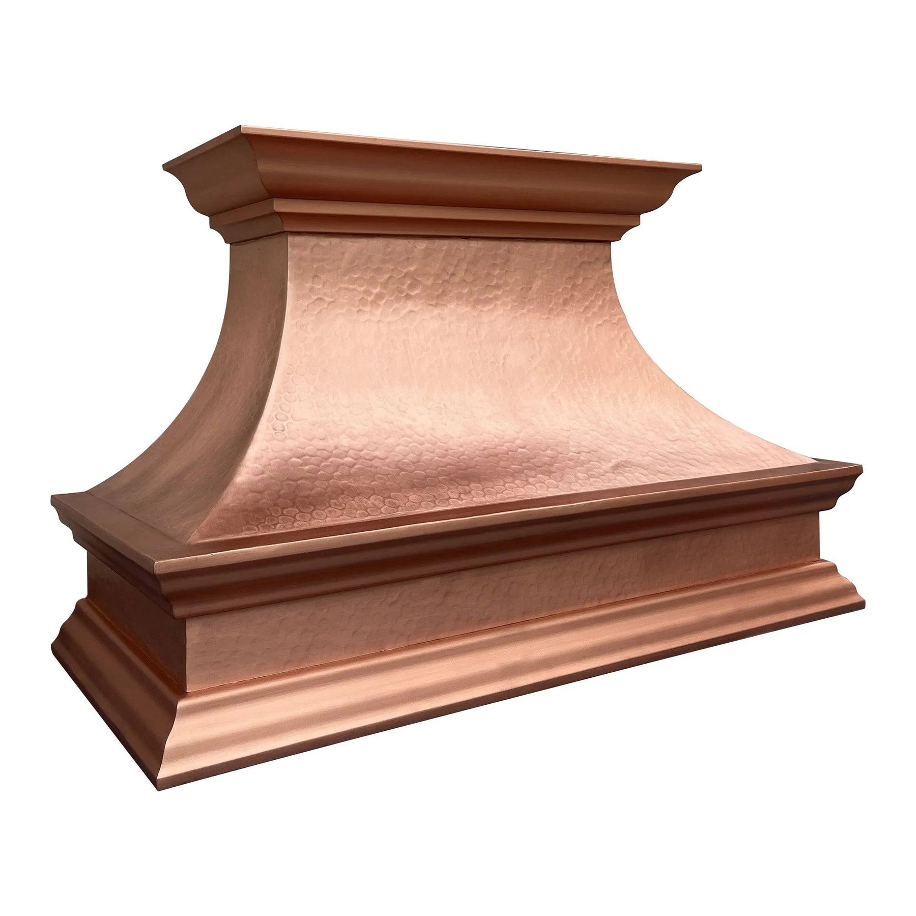 Fobest Farmhouse Copper Range Hood with Rustic Crown FCP-31-Copper Range Hood-Fobest