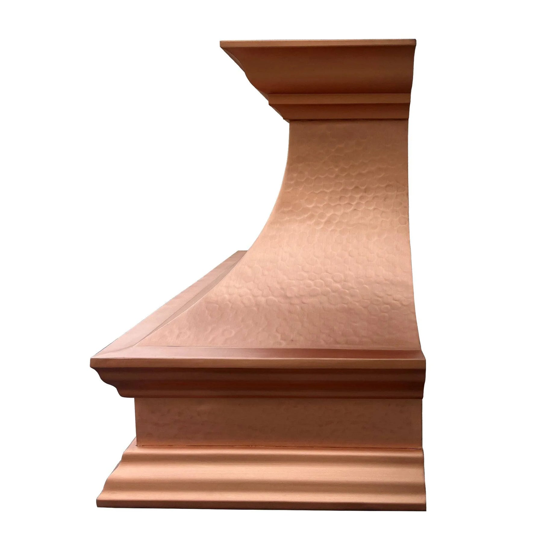 Fobest Farmhouse Copper Range Hood with Rustic Crown FCP-31-Copper Range Hood-Fobest