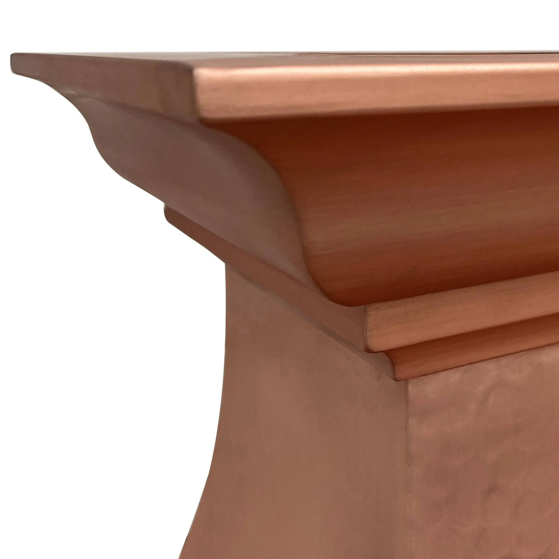 Fobest Farmhouse Copper Range Hood with Rustic Crown FCP-31-Copper Range Hood-Fobest