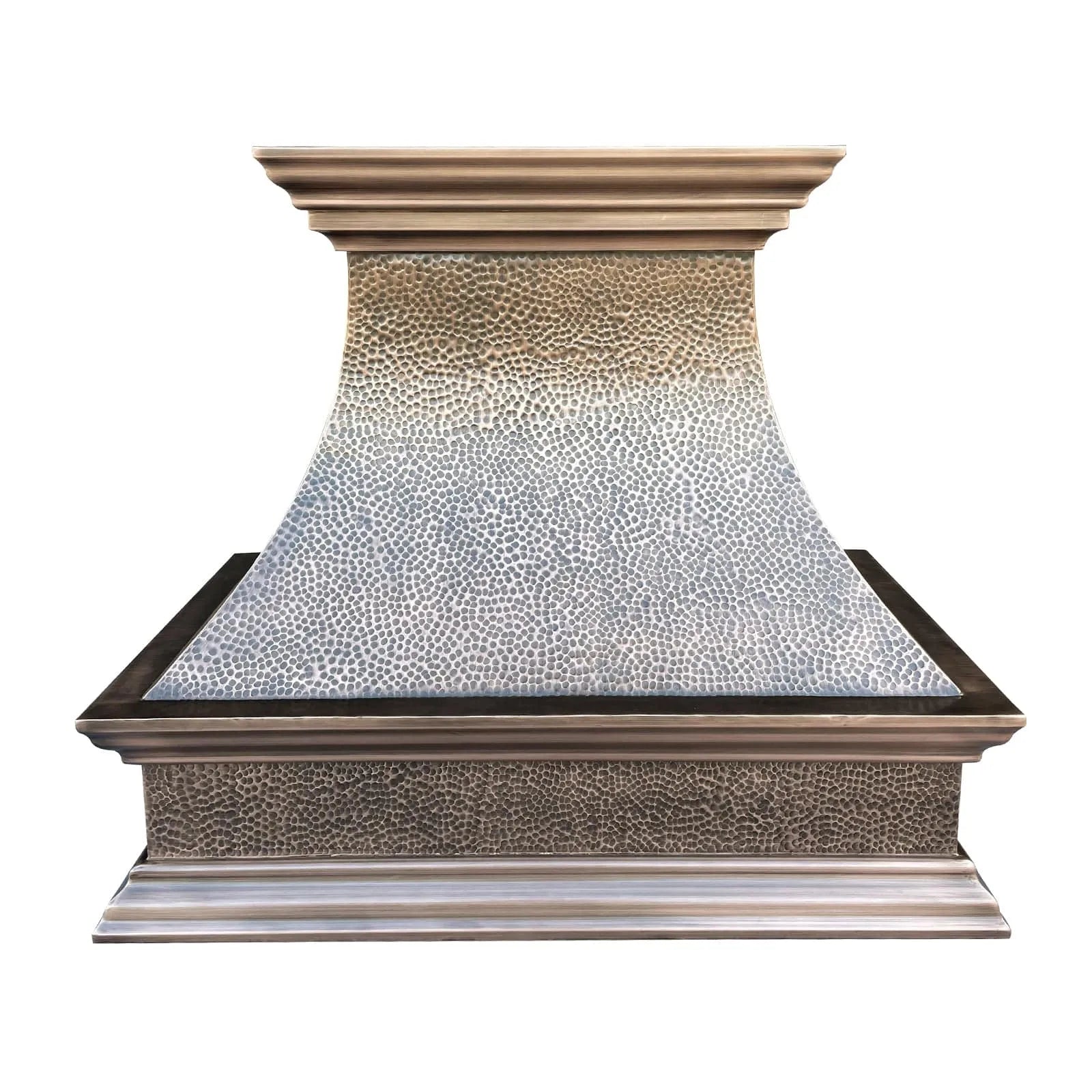 Fobest Farmhouse Copper Range Hood with Rustic Crown FCP-31-Copper Range Hood-Fobest