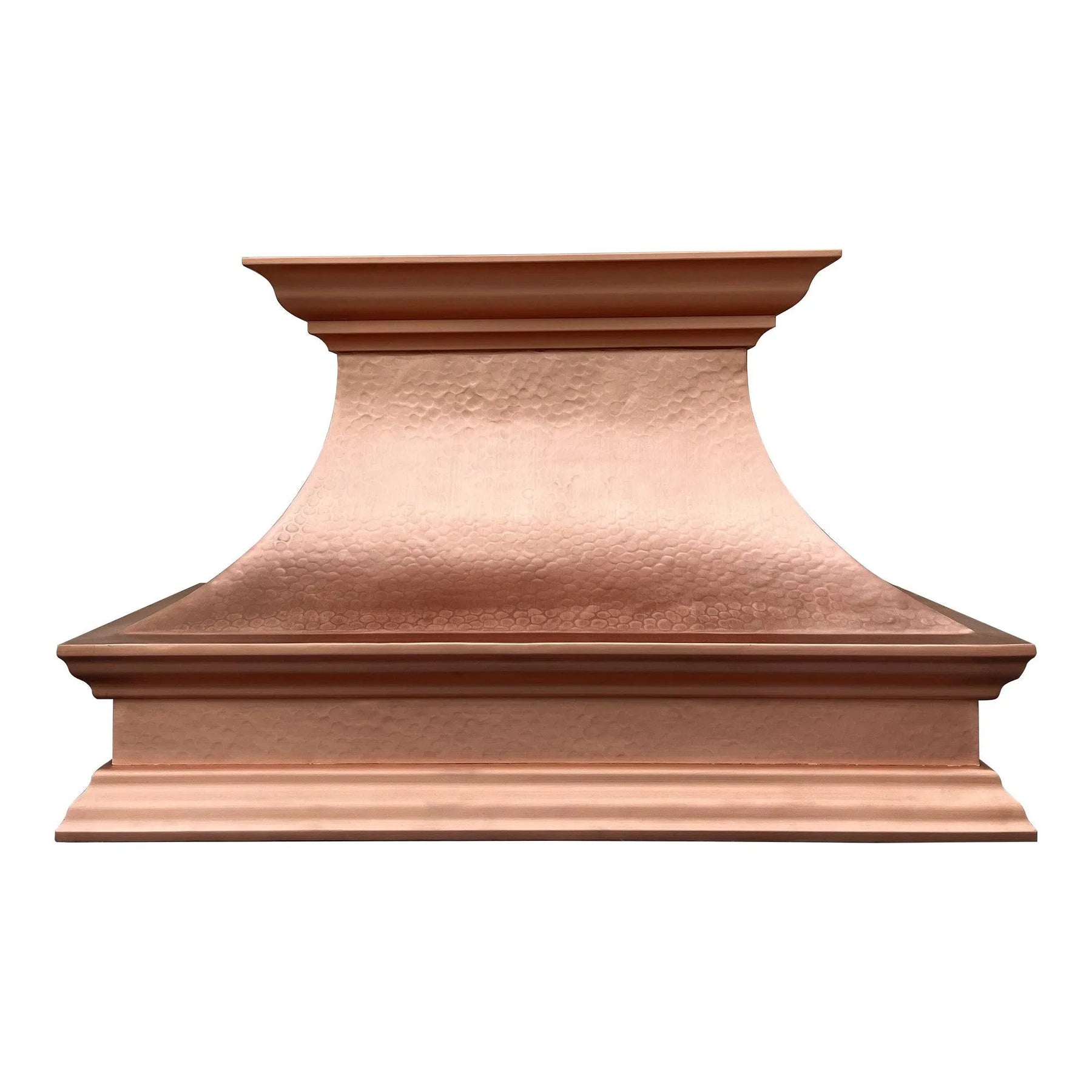 Fobest Farmhouse Copper Range Hood with Rustic Crown FCP-31-Copper Range Hood-Fobest