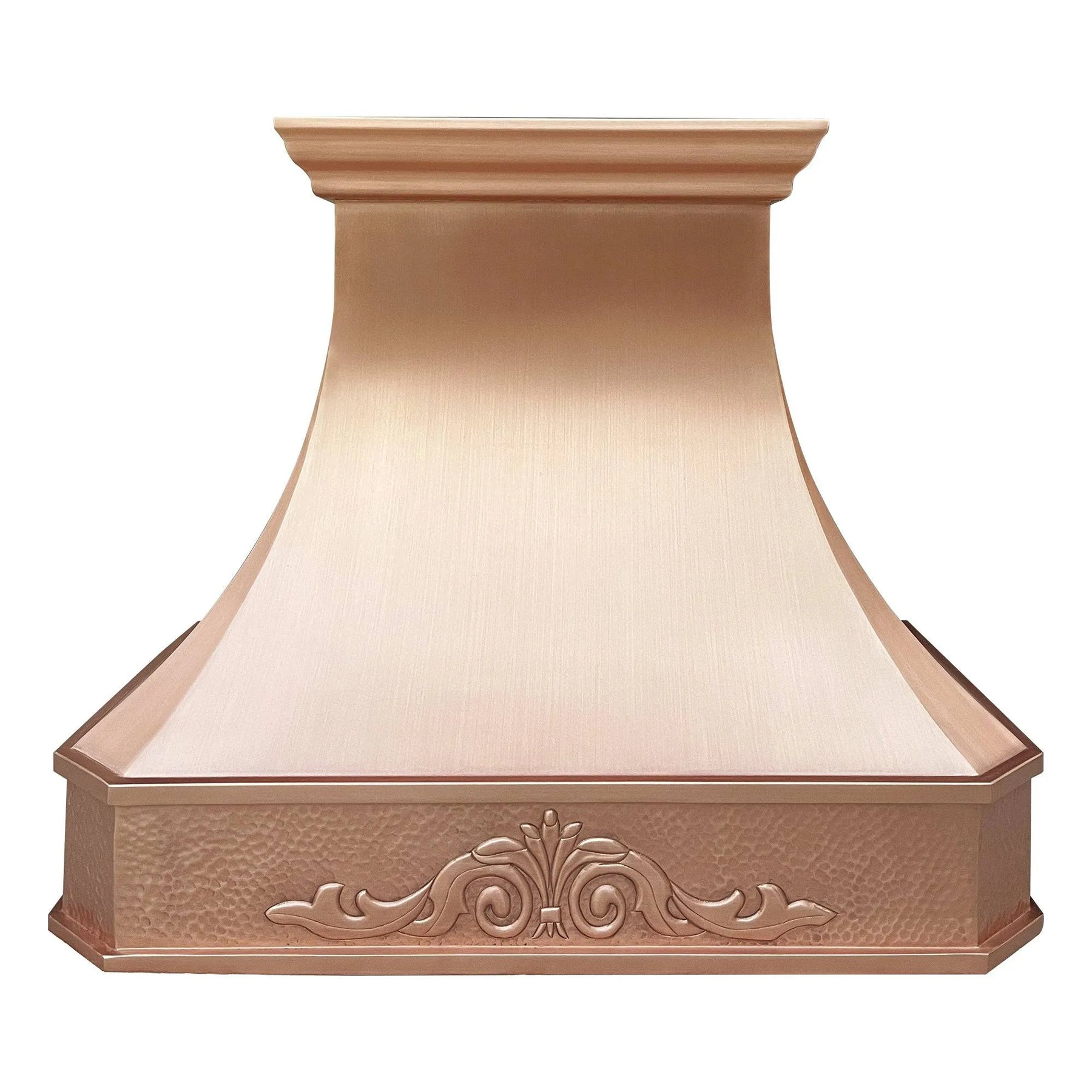 Fobest Farmhouse Copper Range Hood with Vintage Apron FCP-67-Copper Range Hood-Fobest