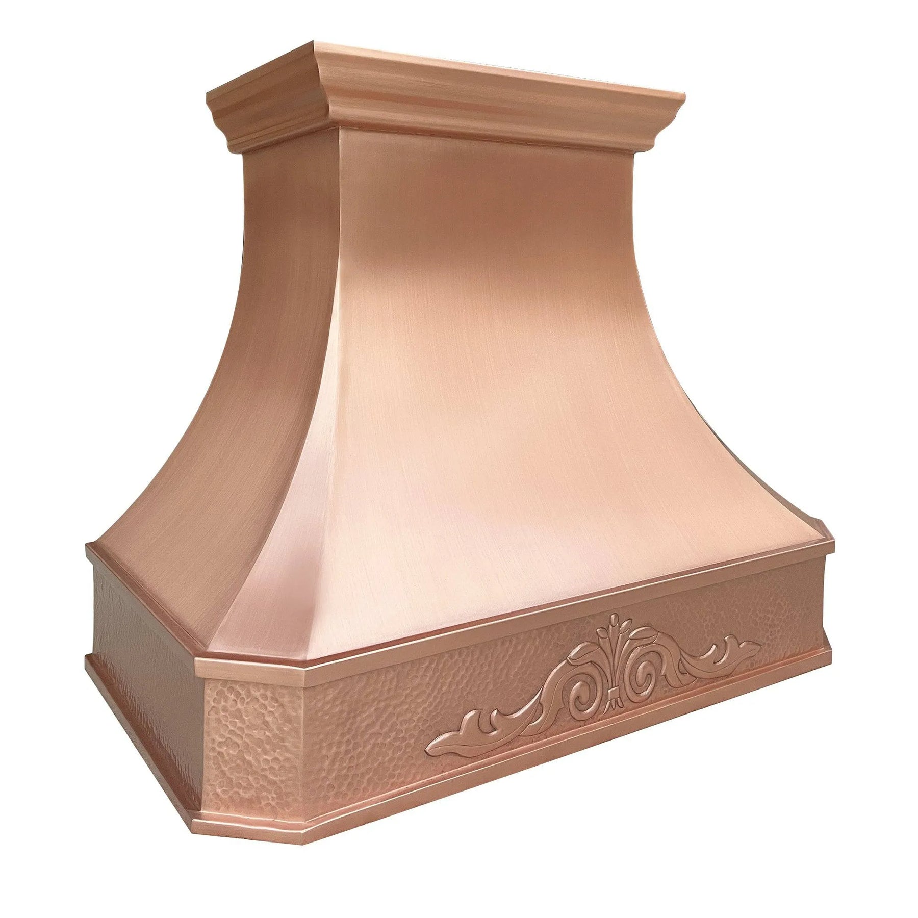Fobest Farmhouse Copper Range Hood with Vintage Apron FCP-67-Copper Range Hood-Fobest
