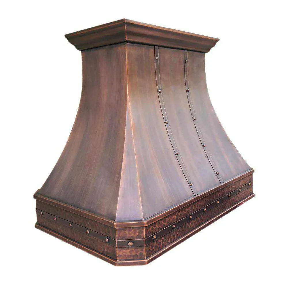 Fobest Farmhouse Custom Copper Range Hood FCP-40-Copper Range Hood-Fobest