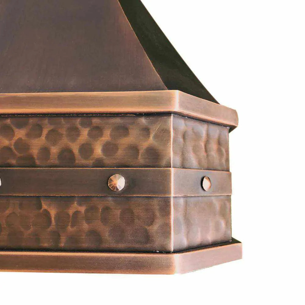 Fobest Farmhouse Custom Copper Range Hood FCP-40-Copper Range Hood-Fobest