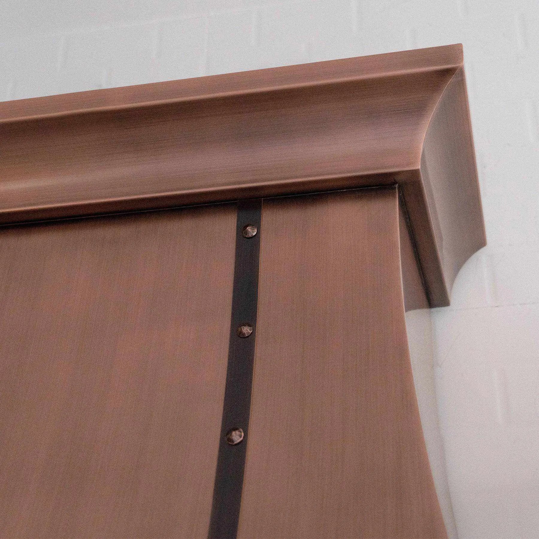 Fobest Farmhouse Kitchen Range Hood with Apron Design FCP-77-Copper Range Hood-Fobest