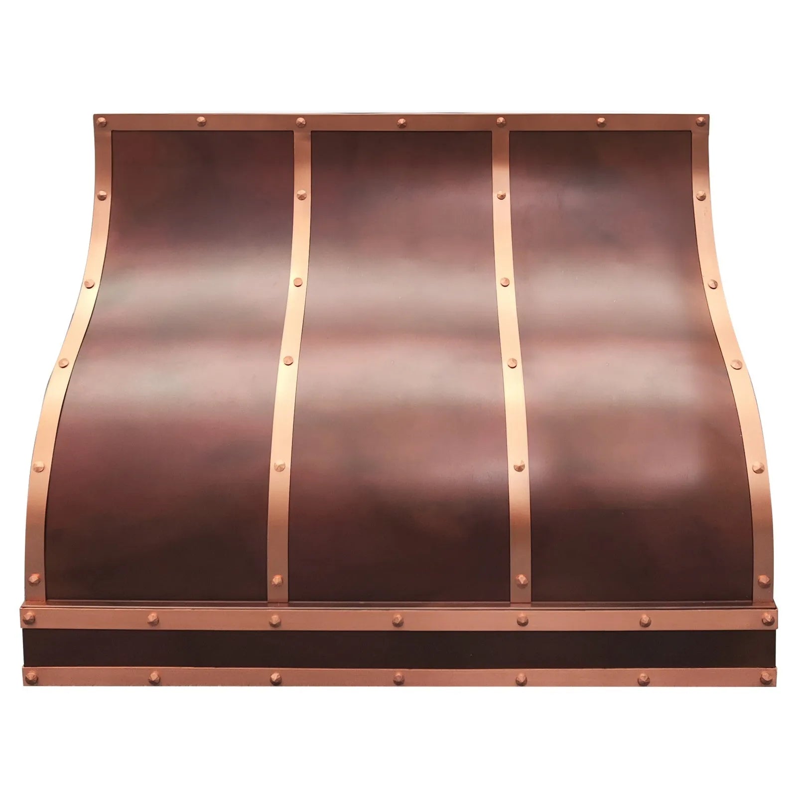 Fobest Fire Copper Range Hood with Riveted Straps FCP-265-Copper Range Hood-Fobest