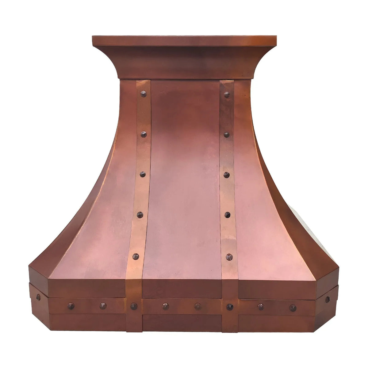 Fobest Fire Copper Range Hood with Straps FCP-227-Copper Range Hood-Fobest