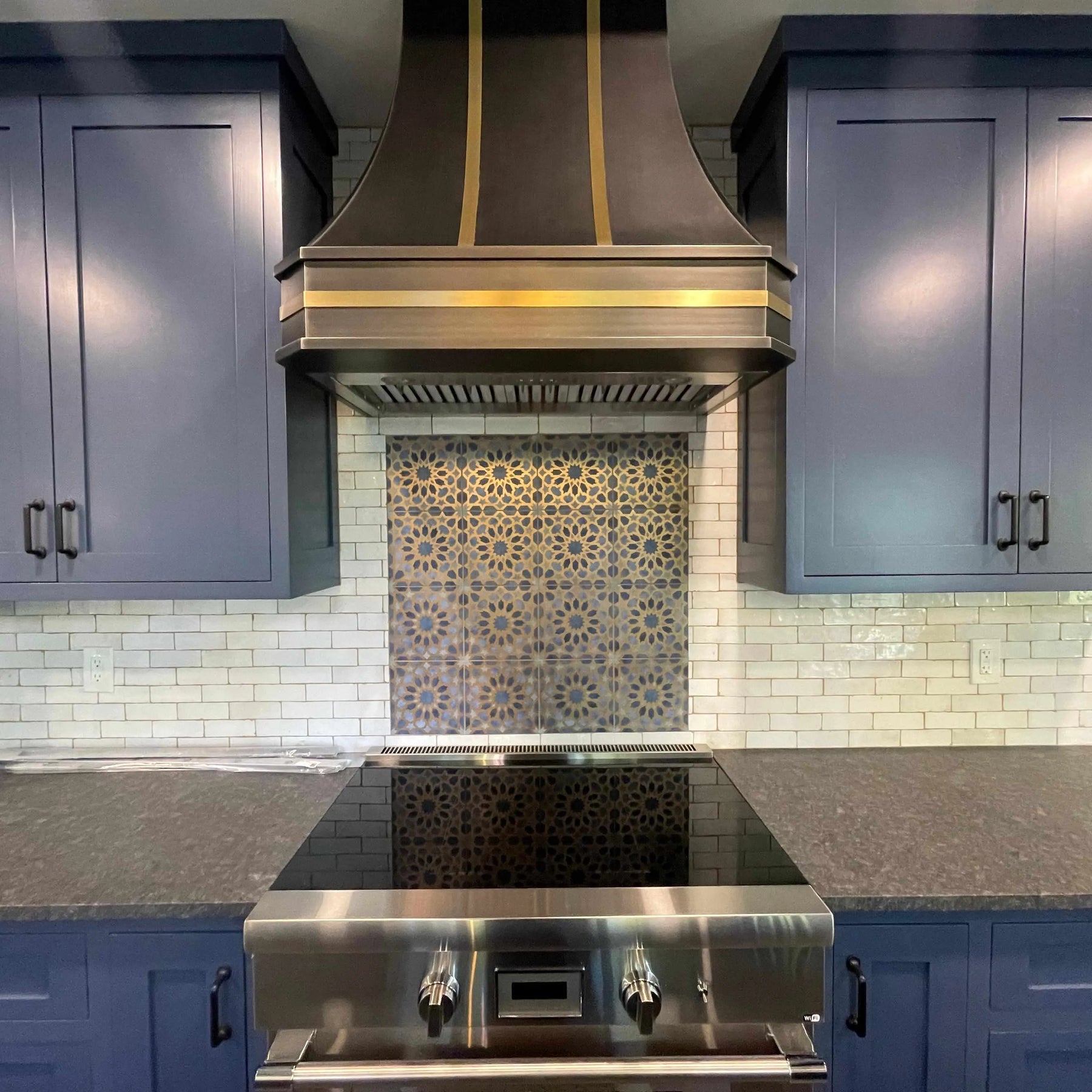 Fobest Grey Stainless Steel Custom Range Hood FSS-120-Stainless Steel Range Hood-Fobest