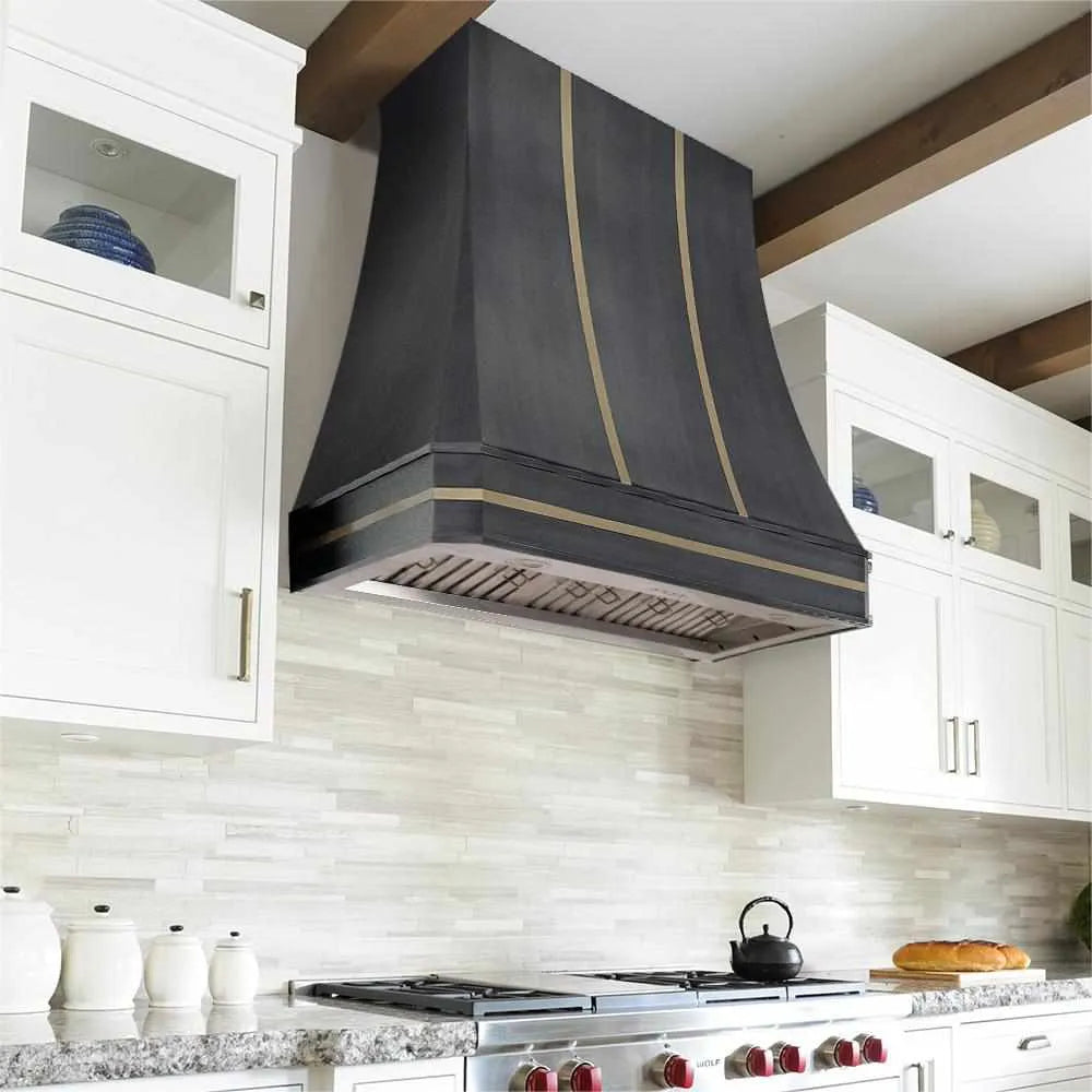 Fobest Grey Stainless Steel Custom Range Hood FSS-120-Stainless Steel Range Hood-Fobest
