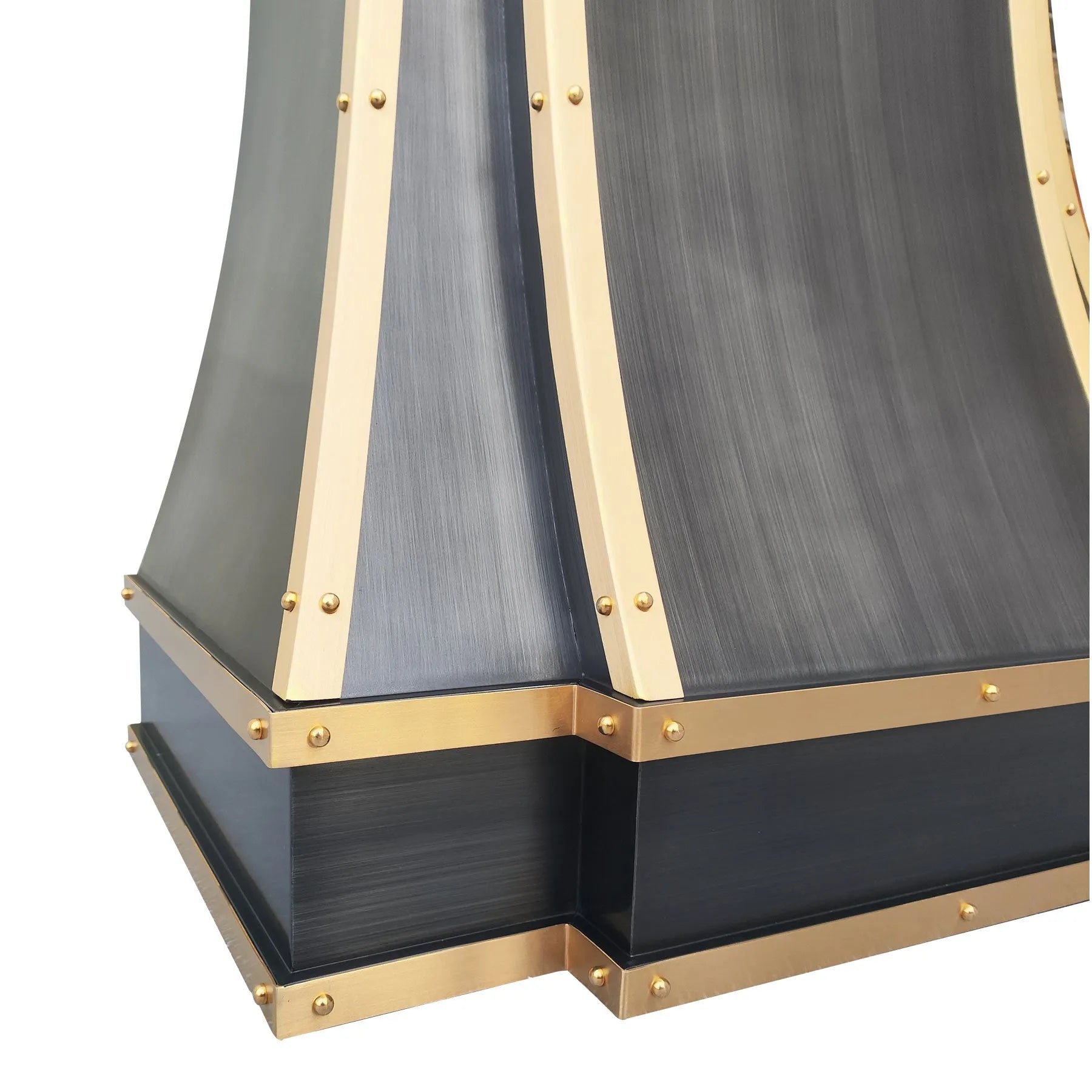 Fobest Grey Stainless Steel Range Hood with Brass Color FSS-313-Stainless Steel Range Hood-Fobest