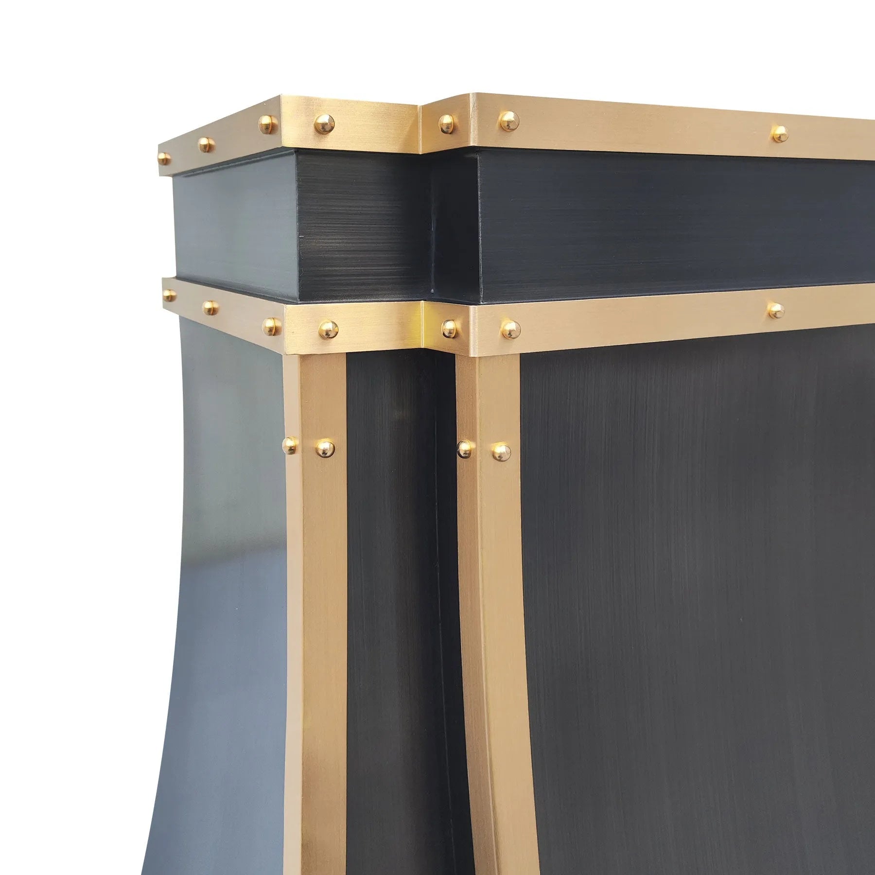 Fobest Grey Stainless Steel Range Hood with Brass Color FSS-313-Stainless Steel Range Hood-Fobest