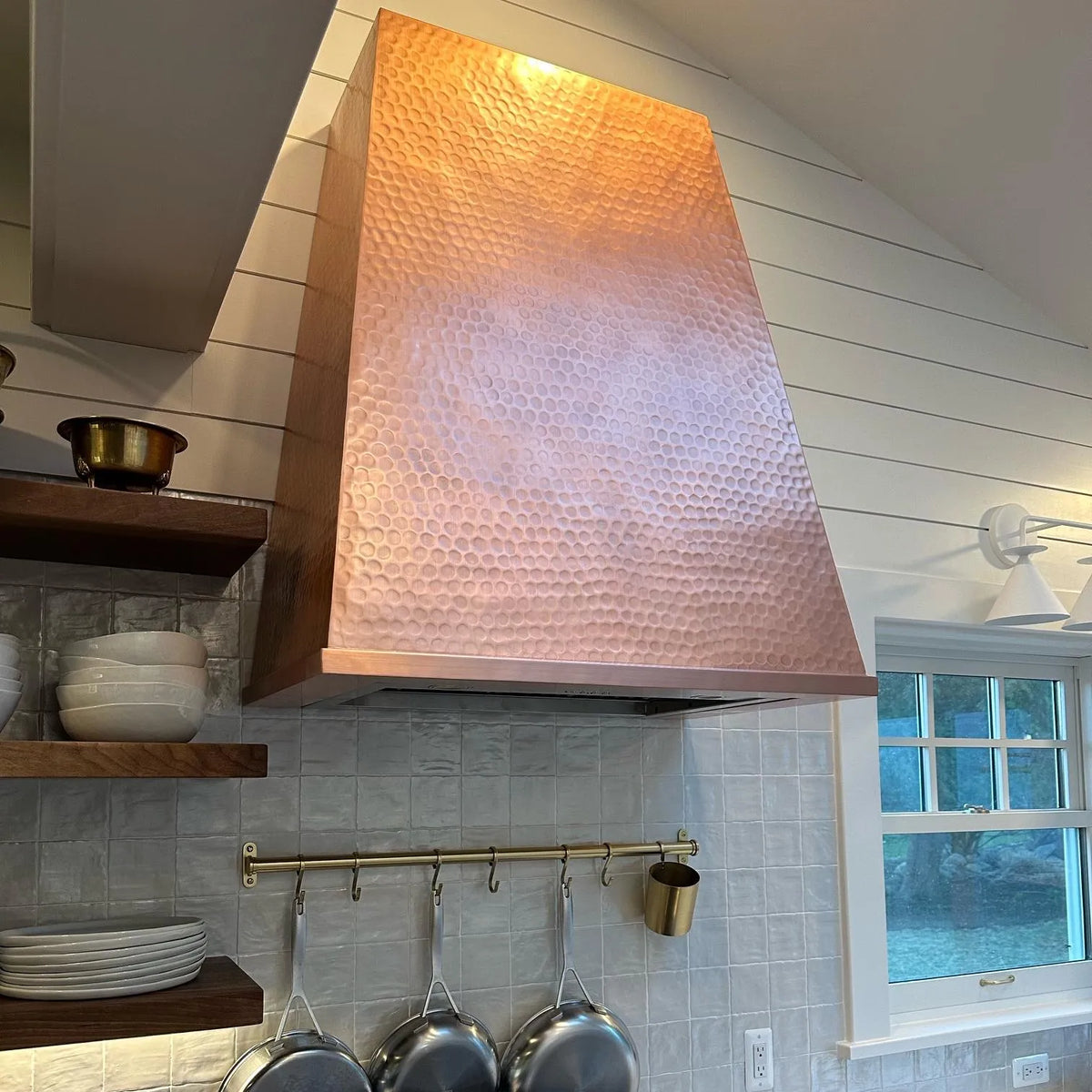 Fobest Hammered Copper Range Hood FCP-210-Copper Range Hood-Fobest