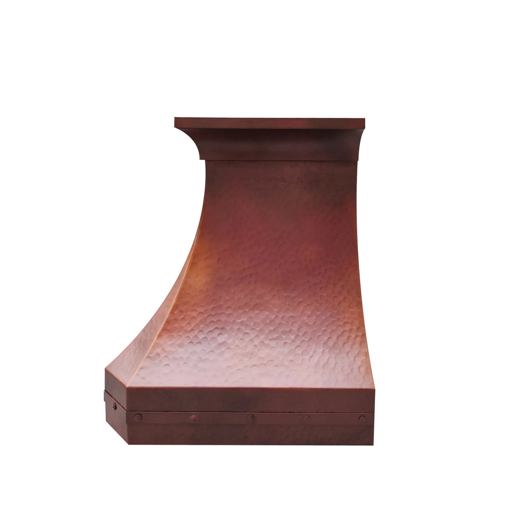 Fobest Hammered Copper Range Hood with Fire Finish FCP-255-Copper Range Hood-Fobest