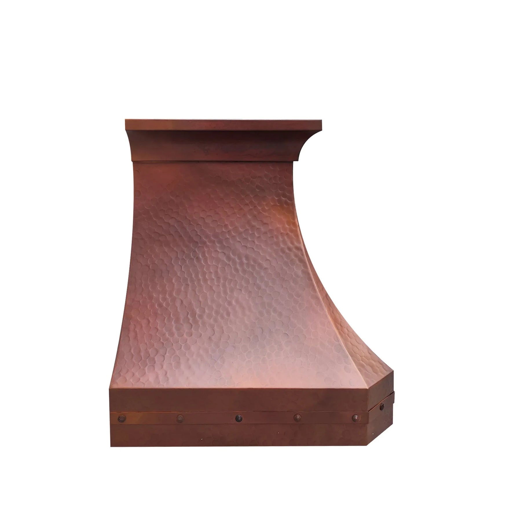 Fobest Hammered Copper Range Hood with Fire Finish FCP-255-Copper Range Hood-Fobest