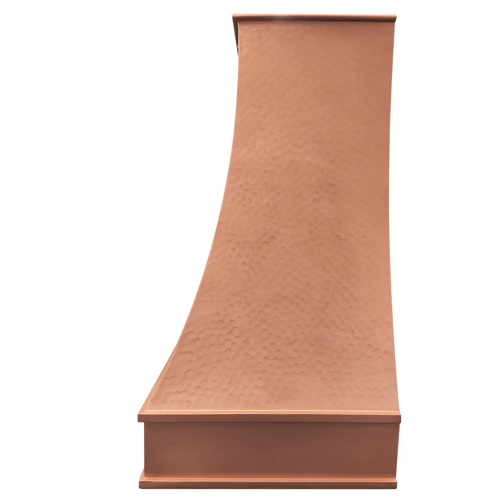 Fobest Hammered Kitchen Range Hood with Vertical Straps FCP-267-Copper Range Hood-Fobest