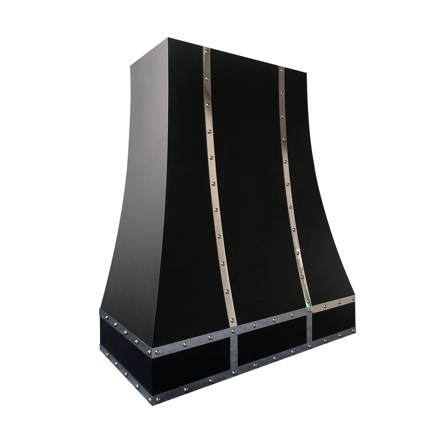 Fobest Handcrafted Black Stainless Steel Range Hood FSS-89-Stainless Steel Range Hood-Fobest