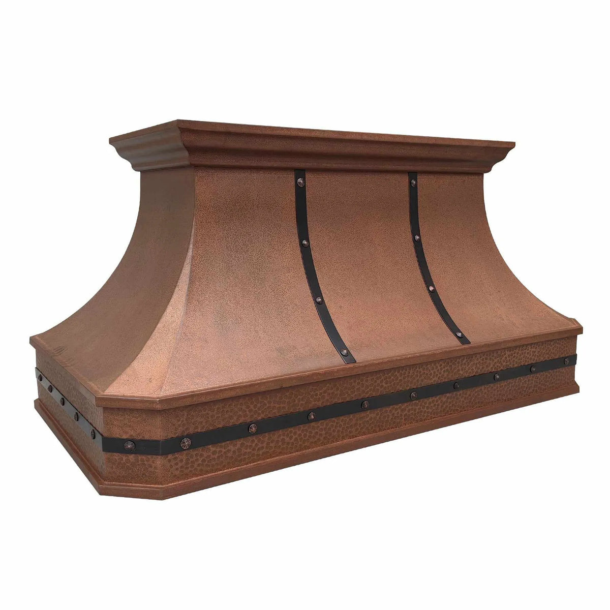 Fobest Island Copper Range Hood with Vintage Copper Finish FCP-178-Copper Range Hood-Fobest