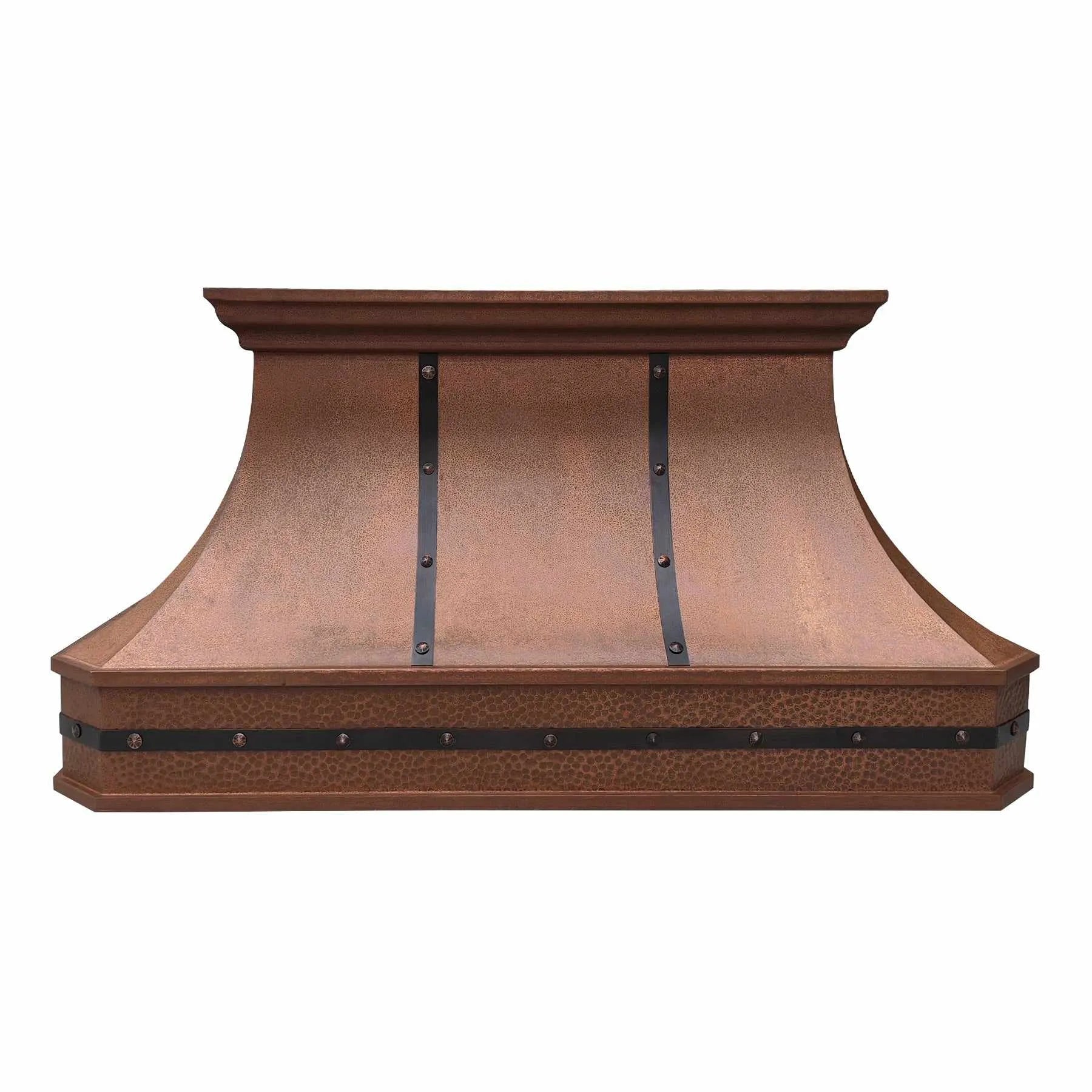 Fobest Island Copper Range Hood with Vintage Copper Finish FCP-178-Copper Range Hood-Fobest