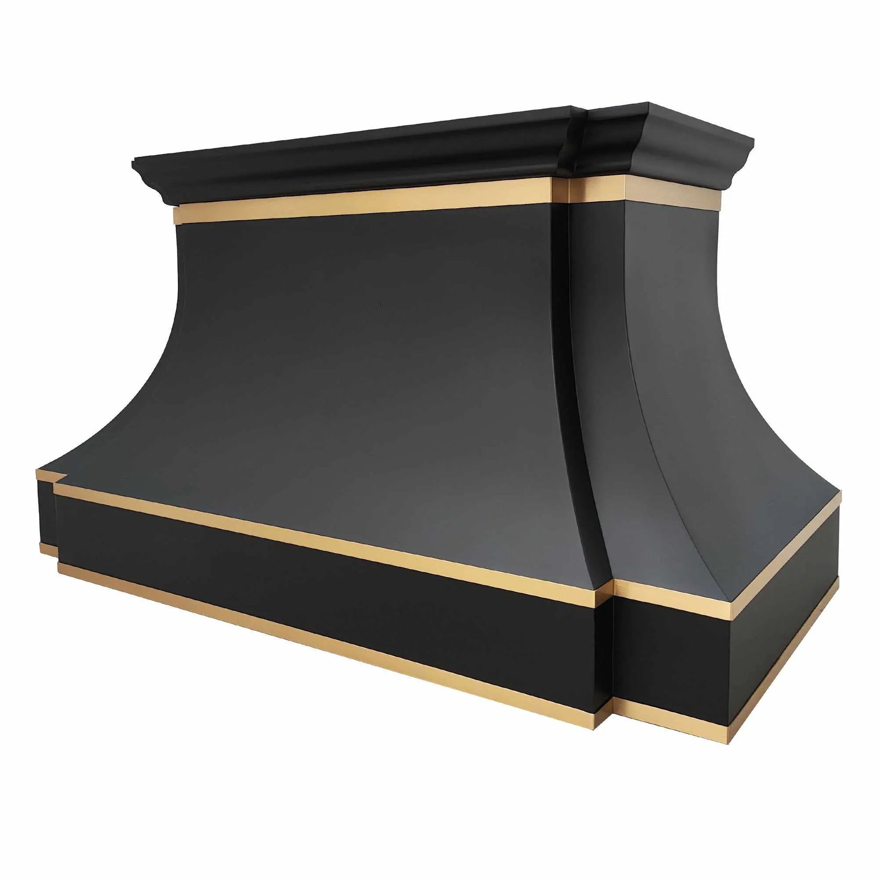 Fobest Kichen Stove Hood Black Stainless Steel Finish FSS-250-Stainless Steel Range Hood-Fobest