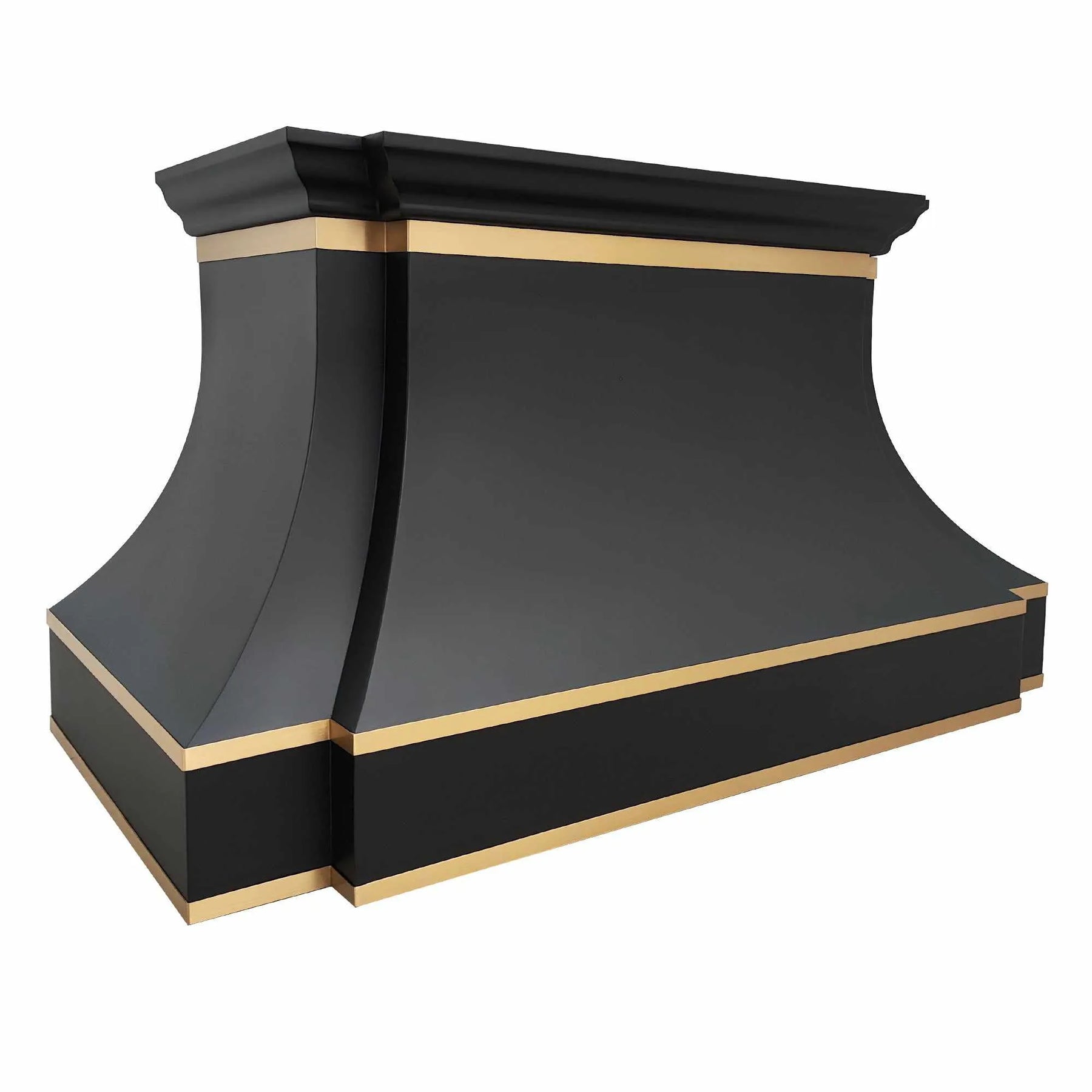 Fobest Kichen Stove Hood Black Stainless Steel Finish FSS-250-Stainless Steel Range Hood-Fobest
