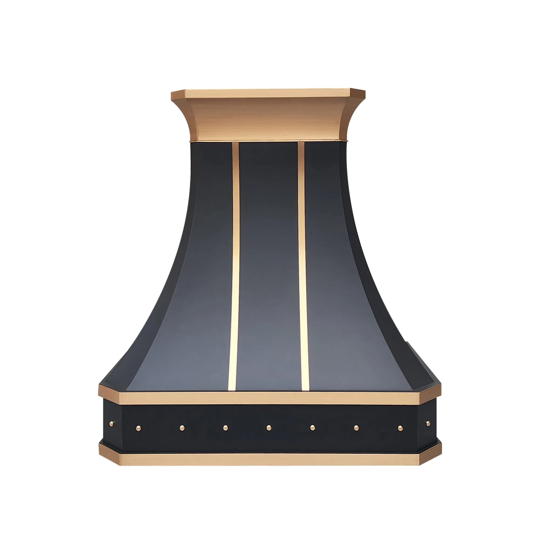 Fobest Kitchen Metal Range Hood with Brass Crown FSS-370-Stainless Steel Range Hood-Fobest