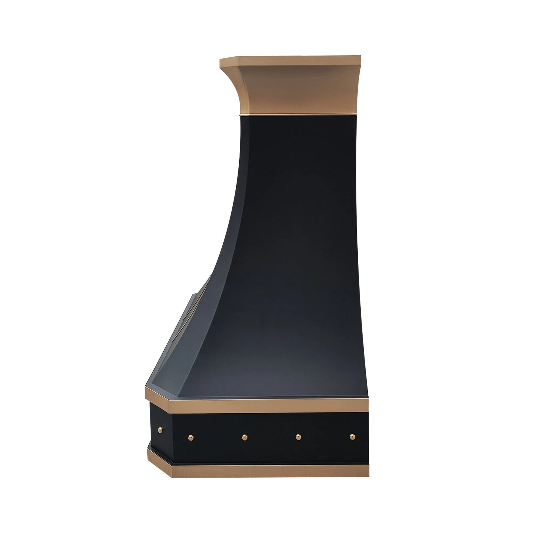 Fobest Kitchen Metal Range Hood with Brass Crown FSS-370-Stainless Steel Range Hood-Fobest