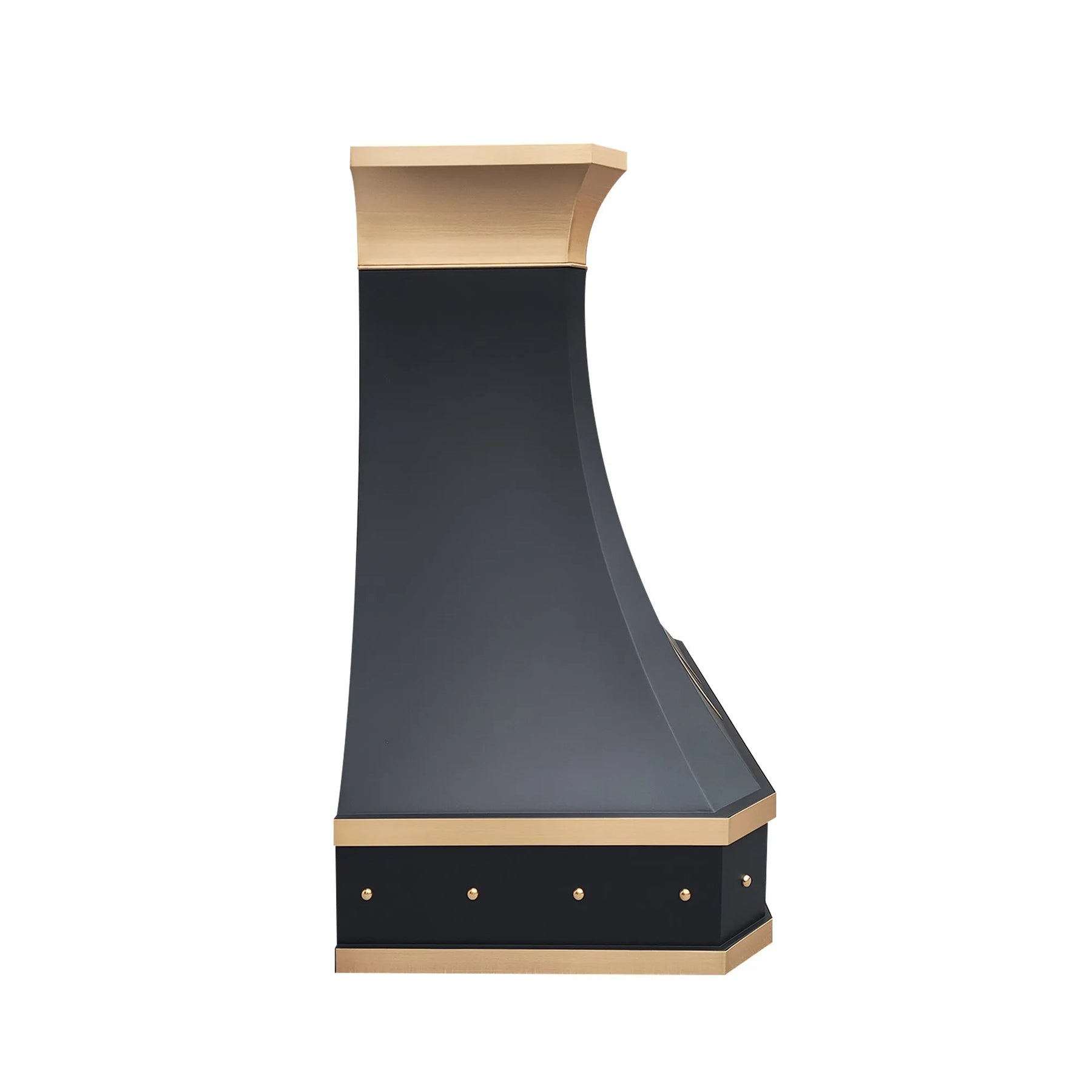 Fobest Kitchen Metal Range Hood with Brass Crown FSS-370-Stainless Steel Range Hood-Fobest