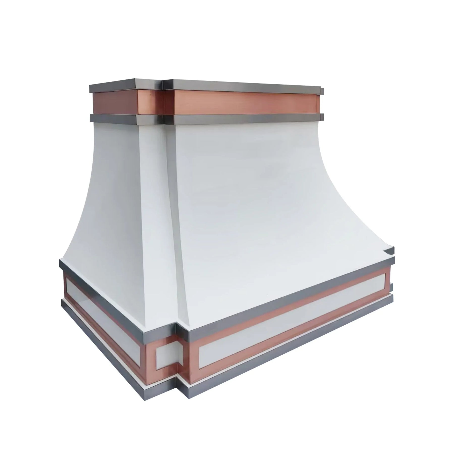 Fobest Kitchen Range Hood with Copper Trims FSS-346-Stainless Steel Range Hood-Fobest
