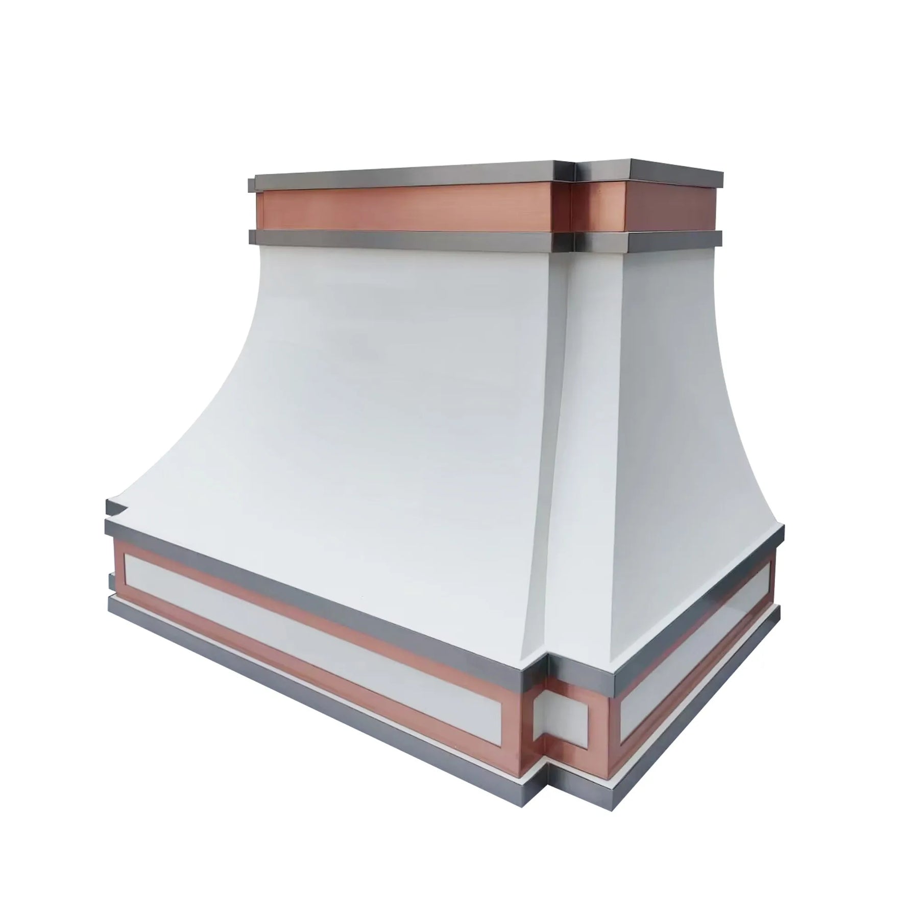 Fobest Kitchen Range Hood with Copper Trims FSS-346-Stainless Steel Range Hood-Fobest