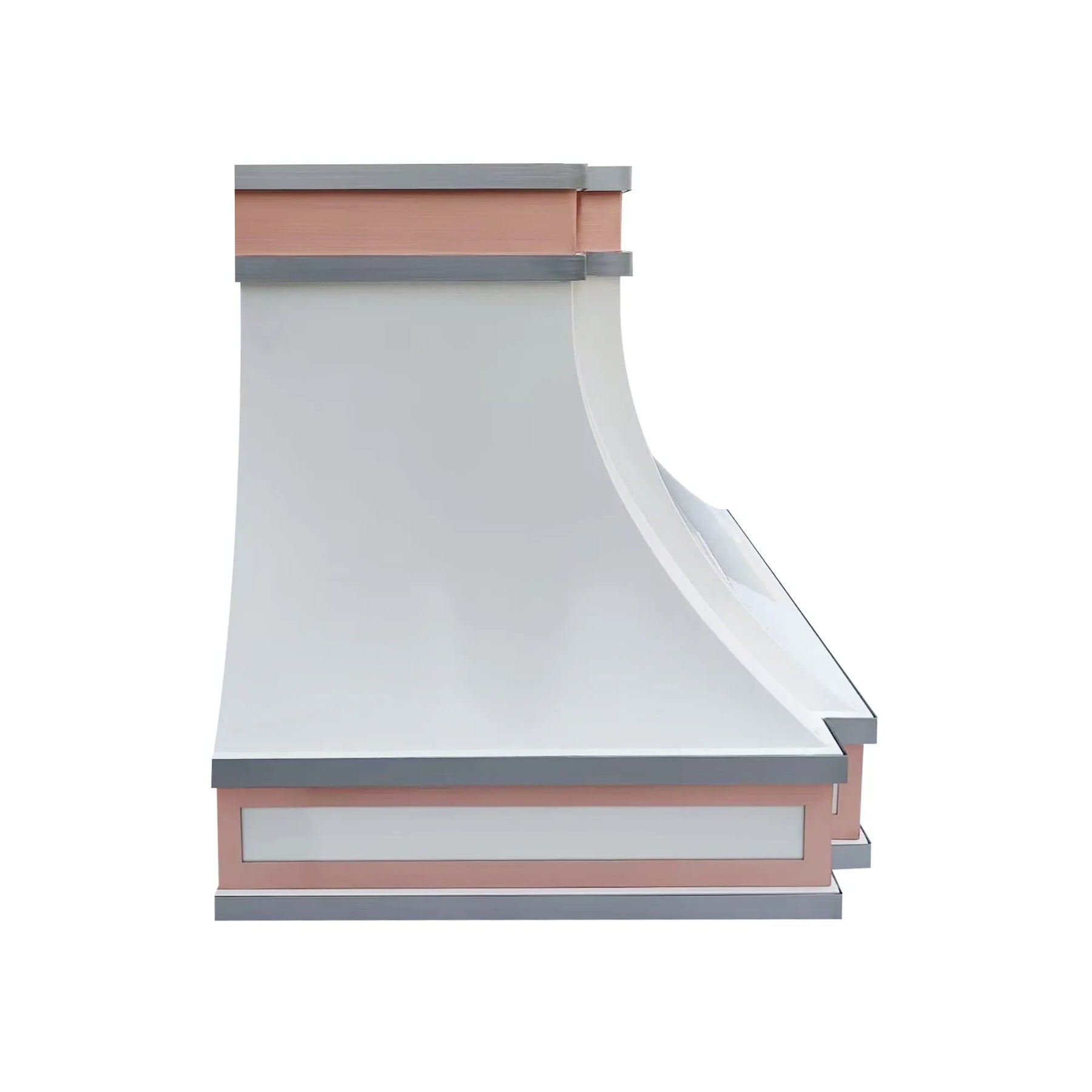 Fobest Kitchen Range Hood with Copper Trims FSS-346-Stainless Steel Range Hood-Fobest