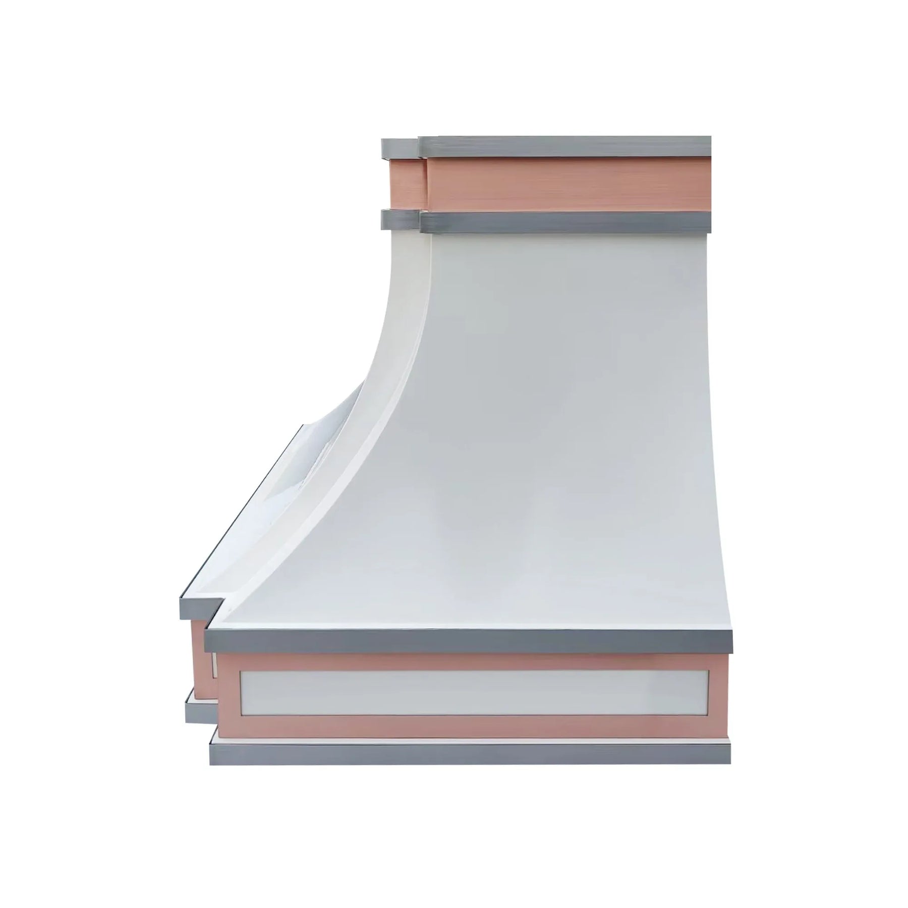 Fobest Kitchen Range Hood with Copper Trims FSS-346-Stainless Steel Range Hood-Fobest