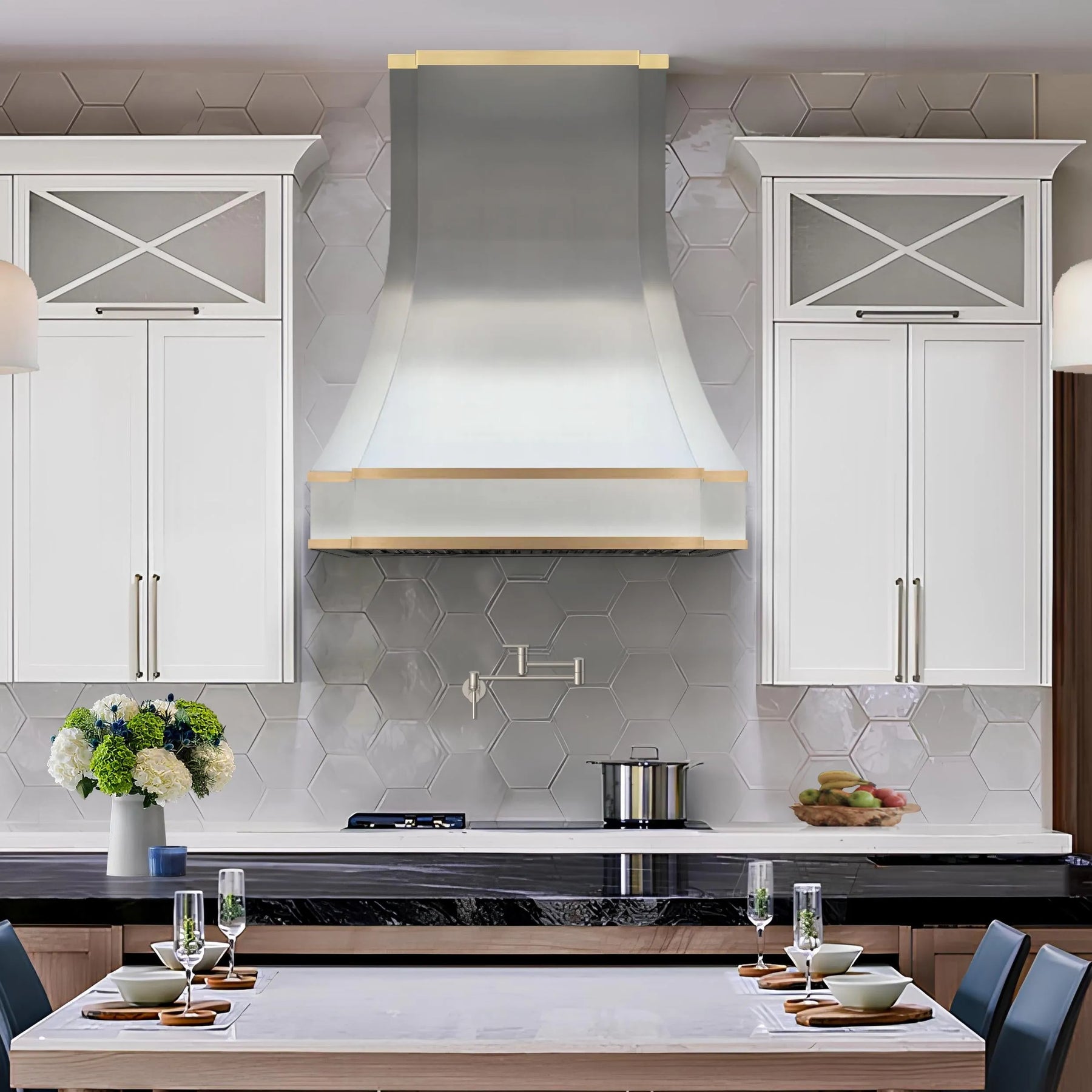 Fobest Kitchen Stove Hood Stainless Steel Finish FSS-366-Stainless Steel Range Hood-Fobest