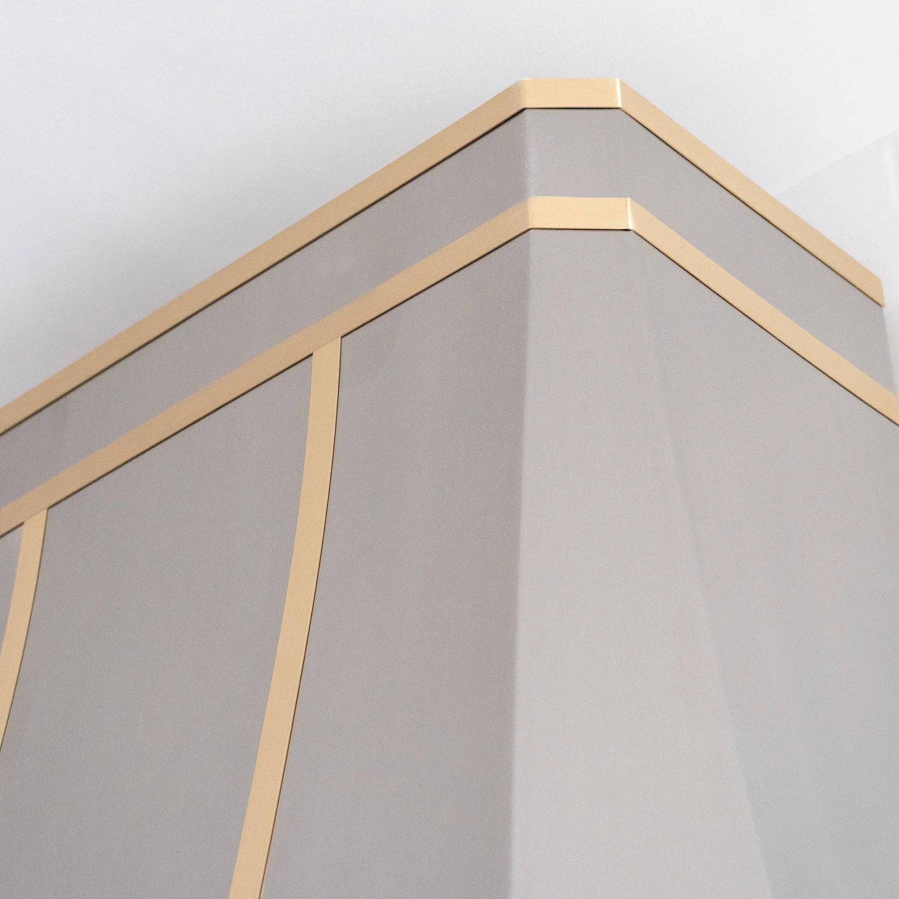 Fobest Luxury Stainless Steel Kitchen Hood with Brass Finishes FSS-77-Stainless Steel Range Hood-Fobest