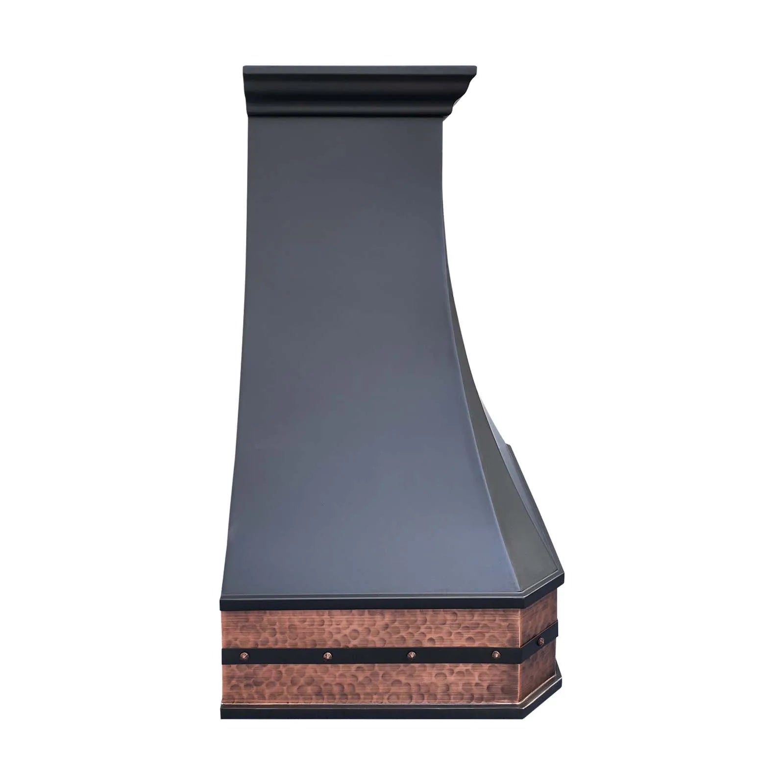 Fobest Metal Range Hood with Hammered Copper Base FCP-276-Copper Range Hood-Fobest